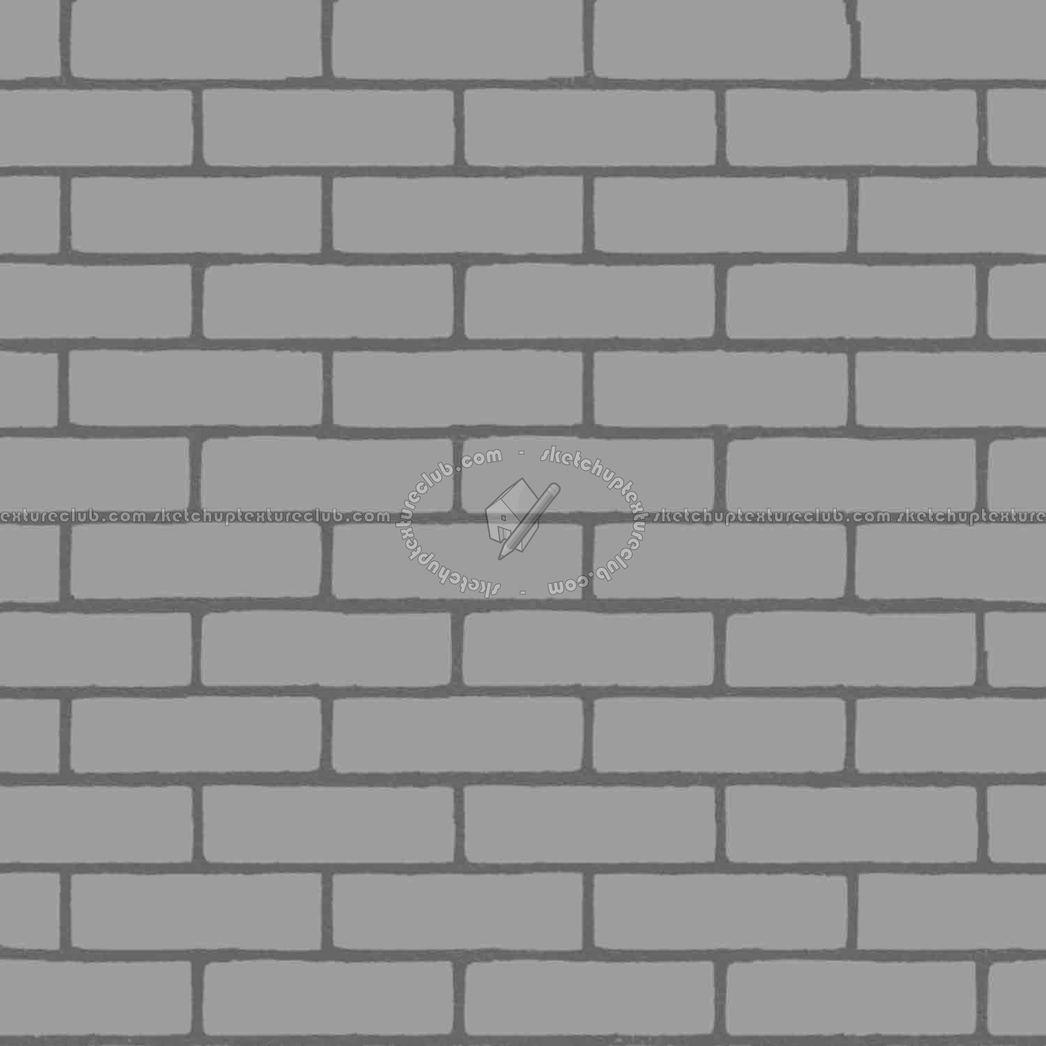 Textures   -   ARCHITECTURE   -   BRICKS   -   Facing Bricks   -   Smooth  - Facing smooth bricks texture seamless 00285 - Displacement