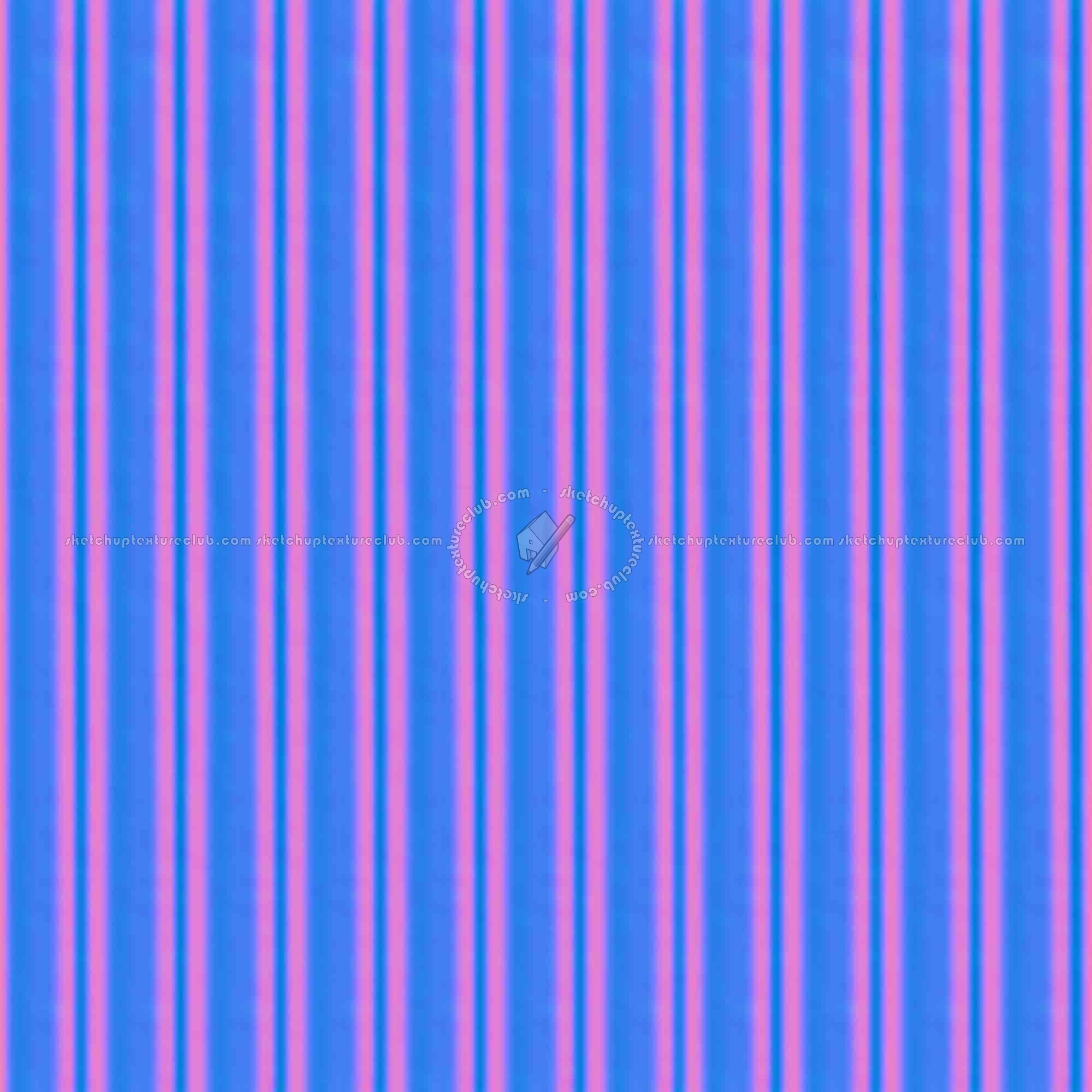 Textures   -   MATERIALS   -   METALS   -   Corrugated  - Painted corrugated metal texture seamless 09953 - Normal