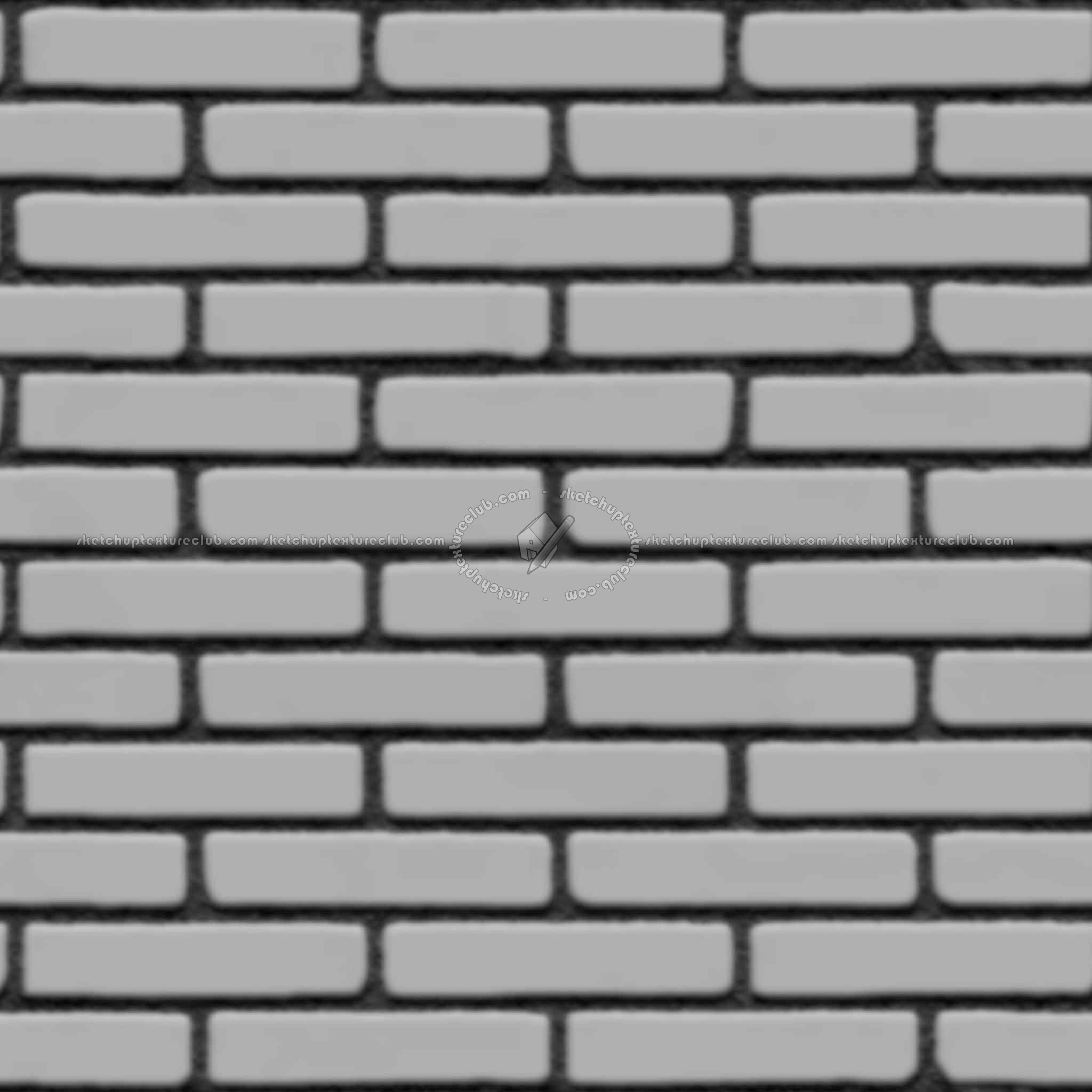 Textures   -   ARCHITECTURE   -   BRICKS   -   Colored Bricks   -   Smooth  - Texture colored bricks smooth seamless 00087 - Displacement