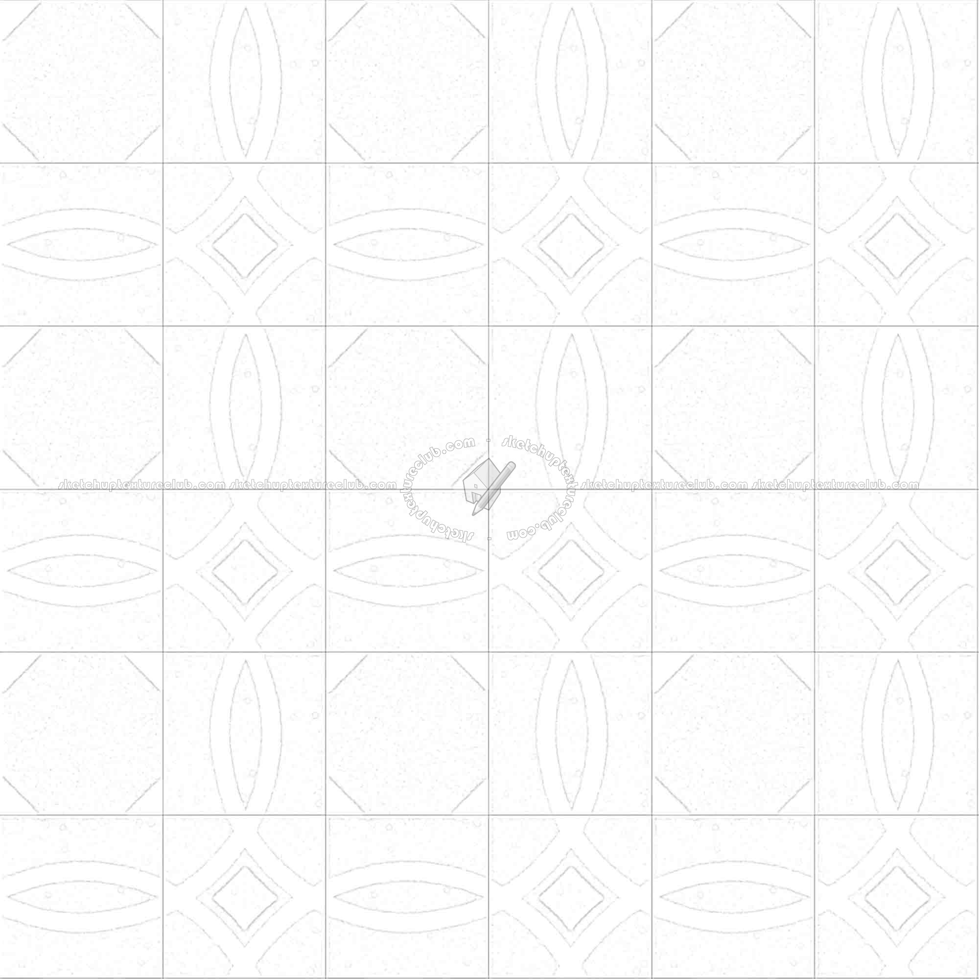 Textures   -   ARCHITECTURE   -   TILES INTERIOR   -   Cement - Encaustic   -   Cement  - Cement concrete tile texture seamless 13351 - Ambient occlusion