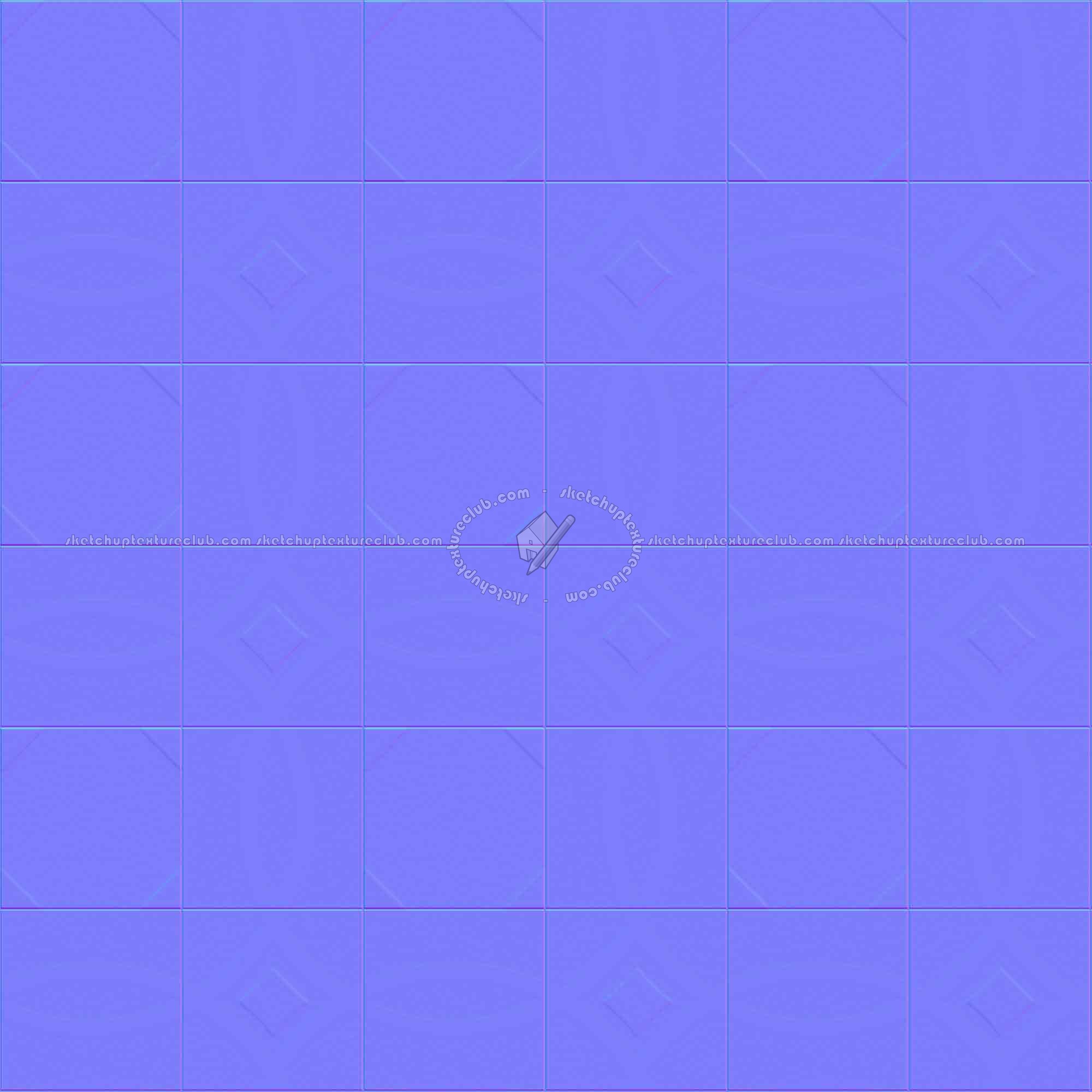 Textures   -   ARCHITECTURE   -   TILES INTERIOR   -   Cement - Encaustic   -   Cement  - Cement concrete tile texture seamless 13351 - Normal