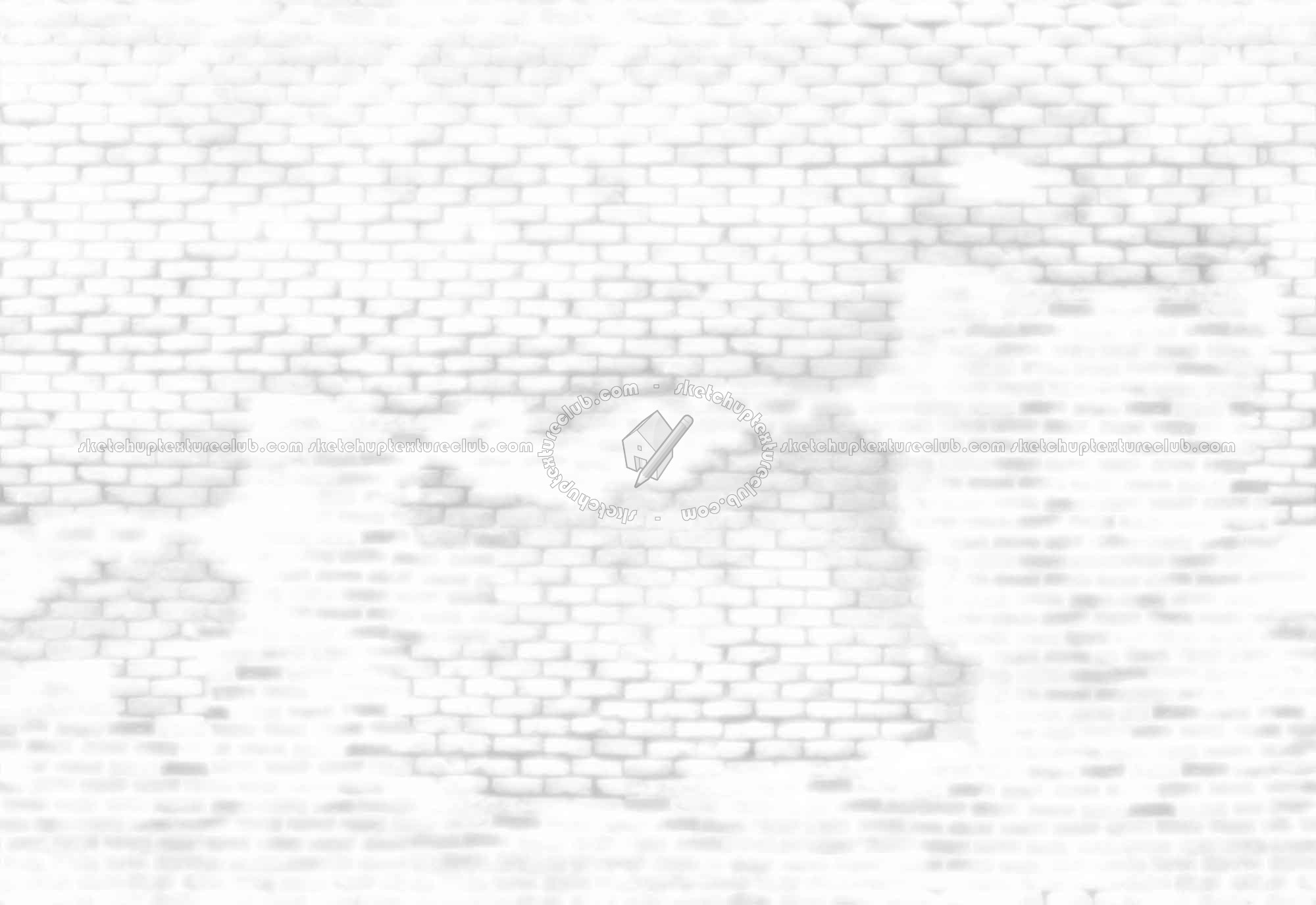 Textures   -   ARCHITECTURE   -   BRICKS   -   Damaged bricks  - Damaged bricks texture seamless 00138 - Ambient occlusion