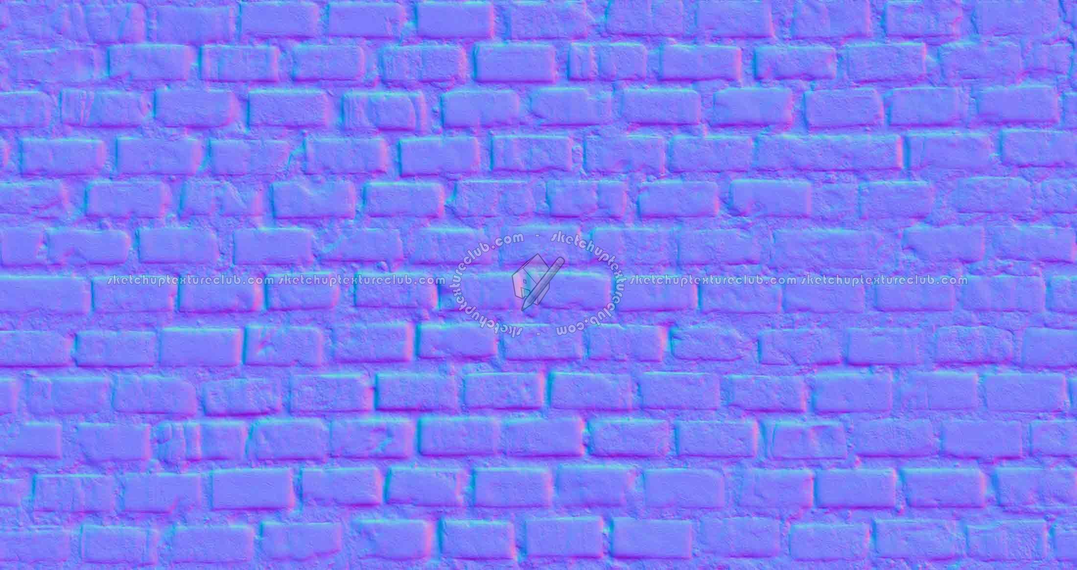 Textures   -   ARCHITECTURE   -   BRICKS   -   Dirty Bricks  - old dirty bricks texture-seamless 21363 - Normal