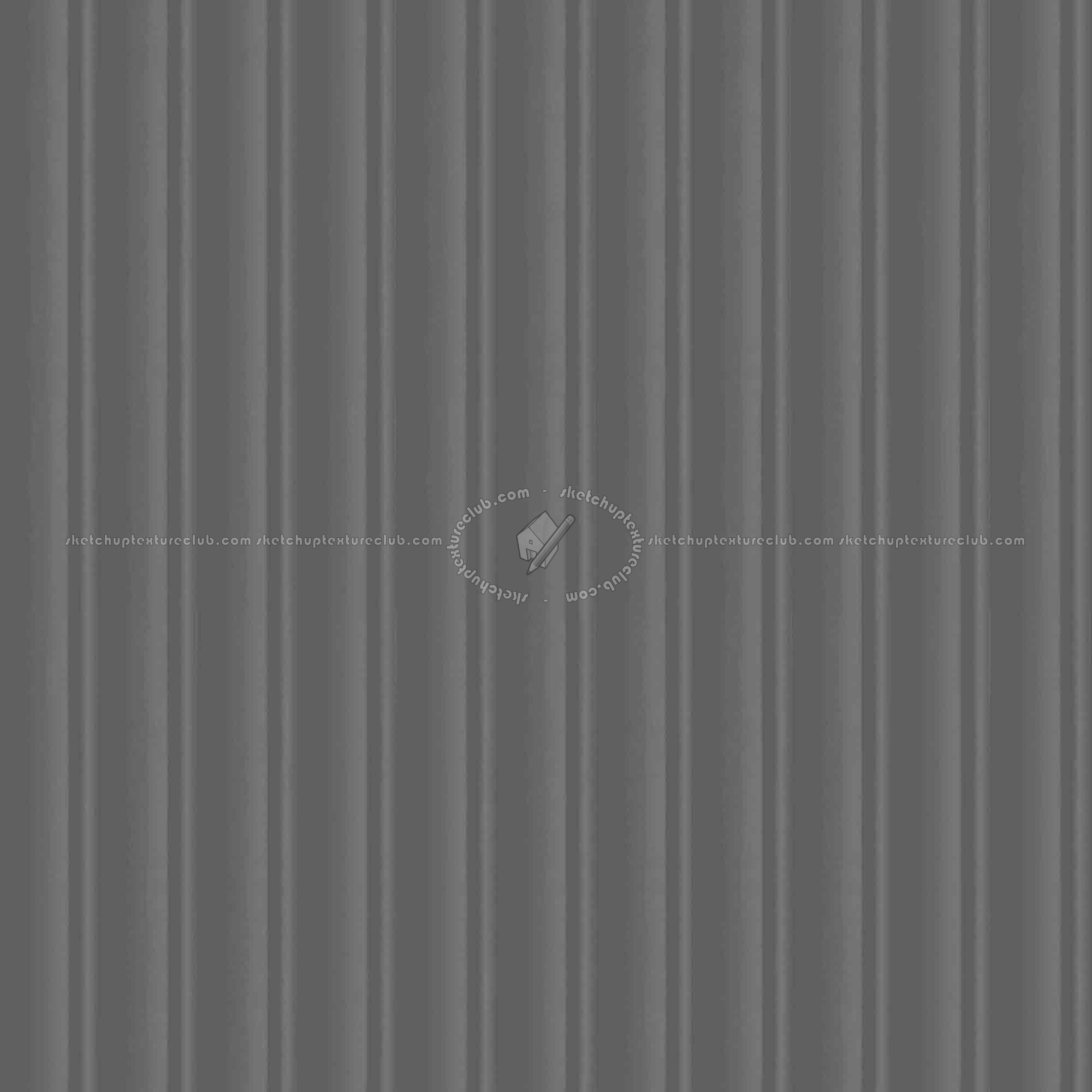 Textures   -   MATERIALS   -   METALS   -   Corrugated  - Painted corrugates metal texture seamless 09954 - Specular