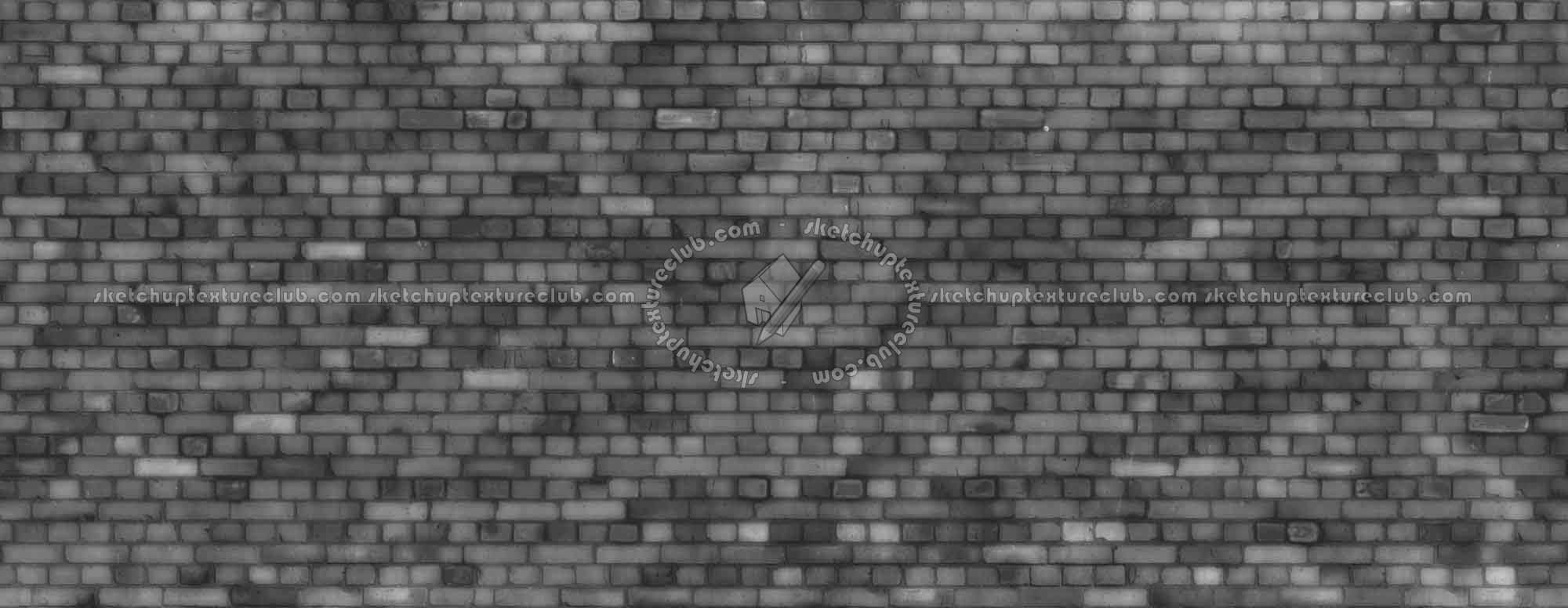 Textures   -   ARCHITECTURE   -   BRICKS   -   Colored Bricks   -   Rustic  - Texture colored bricks rustic seamless 00037 - Displacement