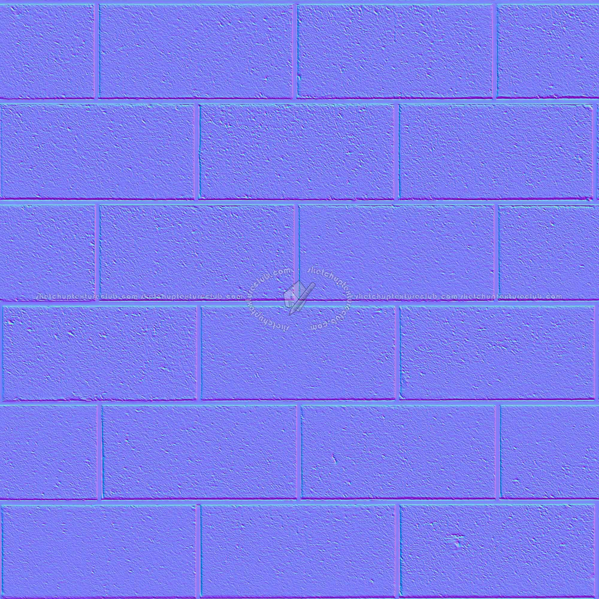 Textures   -   ARCHITECTURE   -   CONCRETE   -   Plates   -   Clean  - Painted concrete clean plates wall texture seamless 01660 - Normal