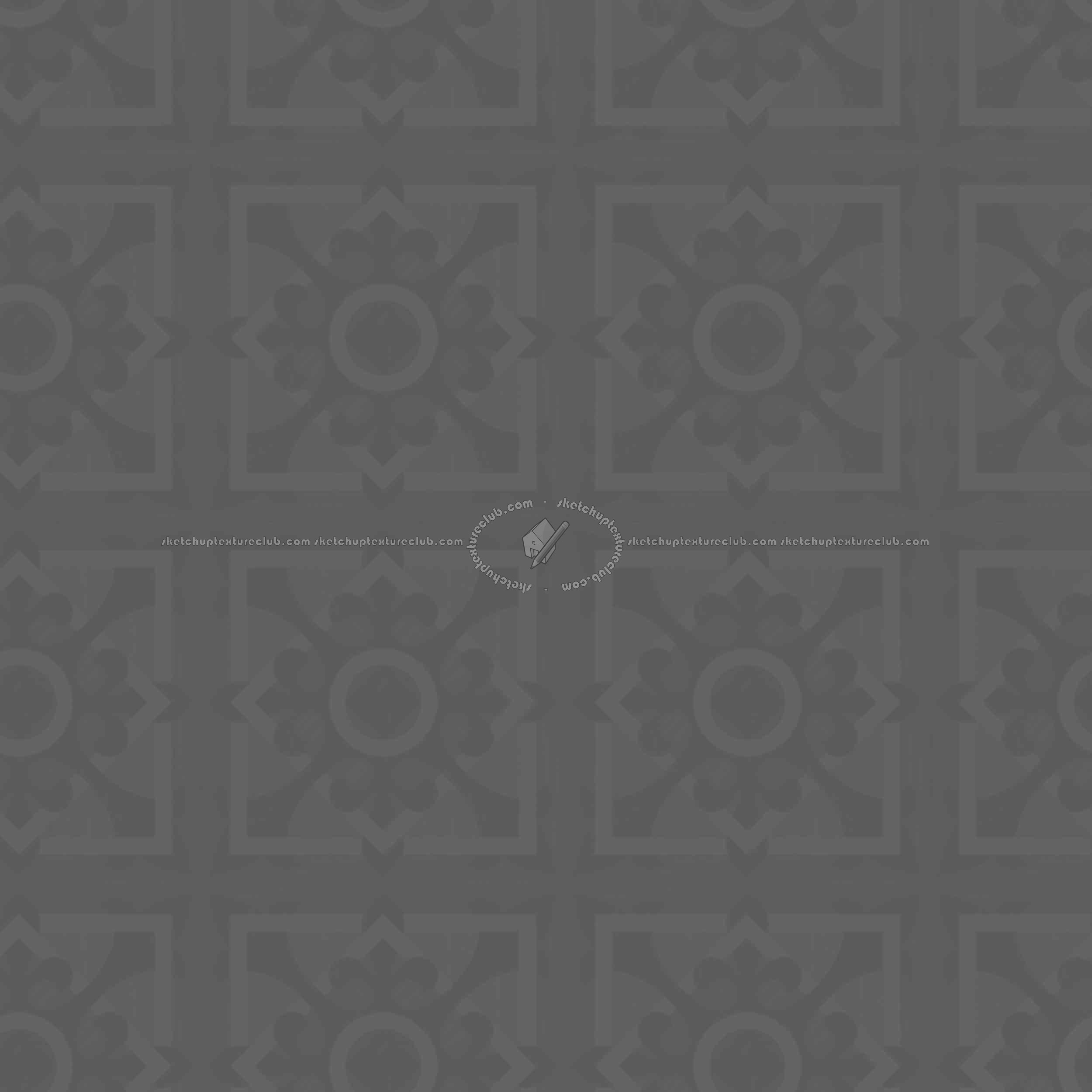 Textures   -   ARCHITECTURE   -   WOOD FLOORS   -   Geometric pattern  - Parquet geometric pattern texture seamless 04759 - Displacement