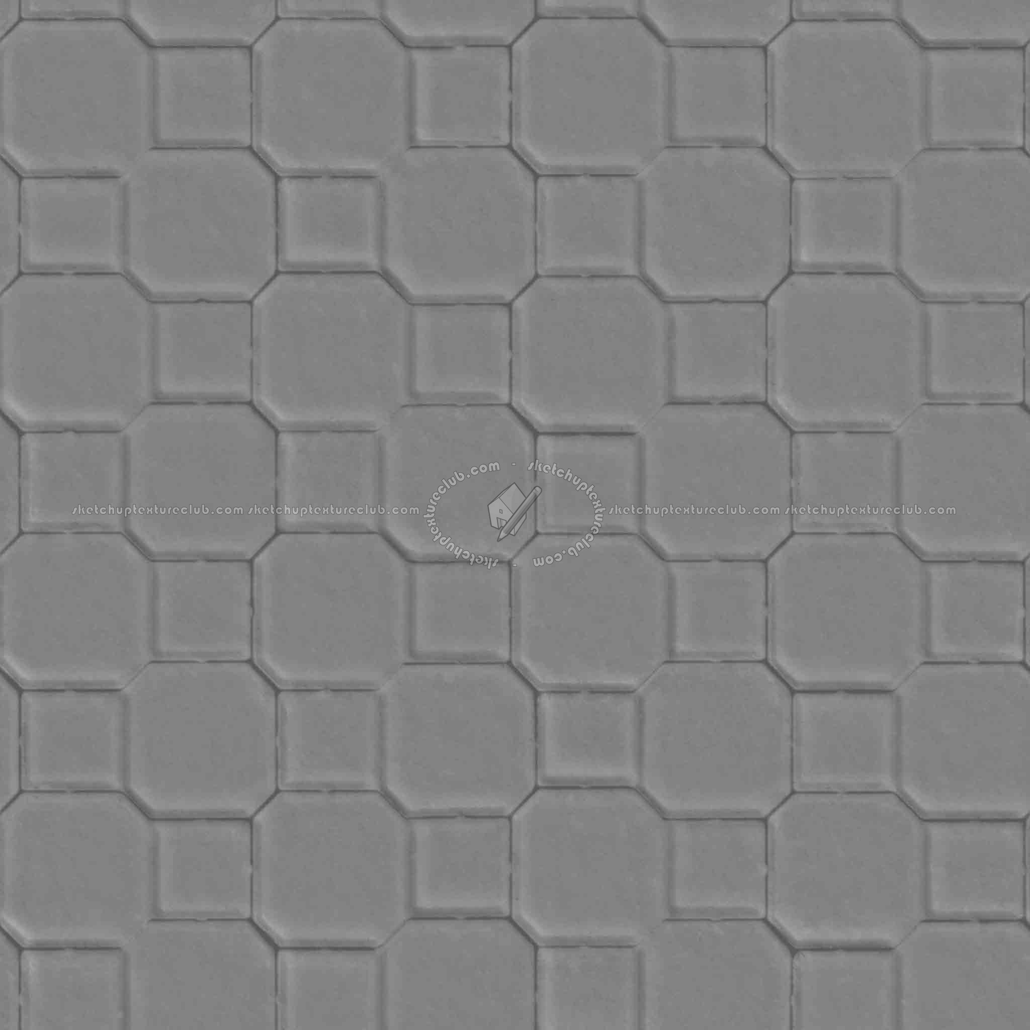 Textures   -   ARCHITECTURE   -   PAVING OUTDOOR   -   Concrete   -   Blocks regular  - Paving outdoor concrete regular block texture seamless 05663 - Displacement