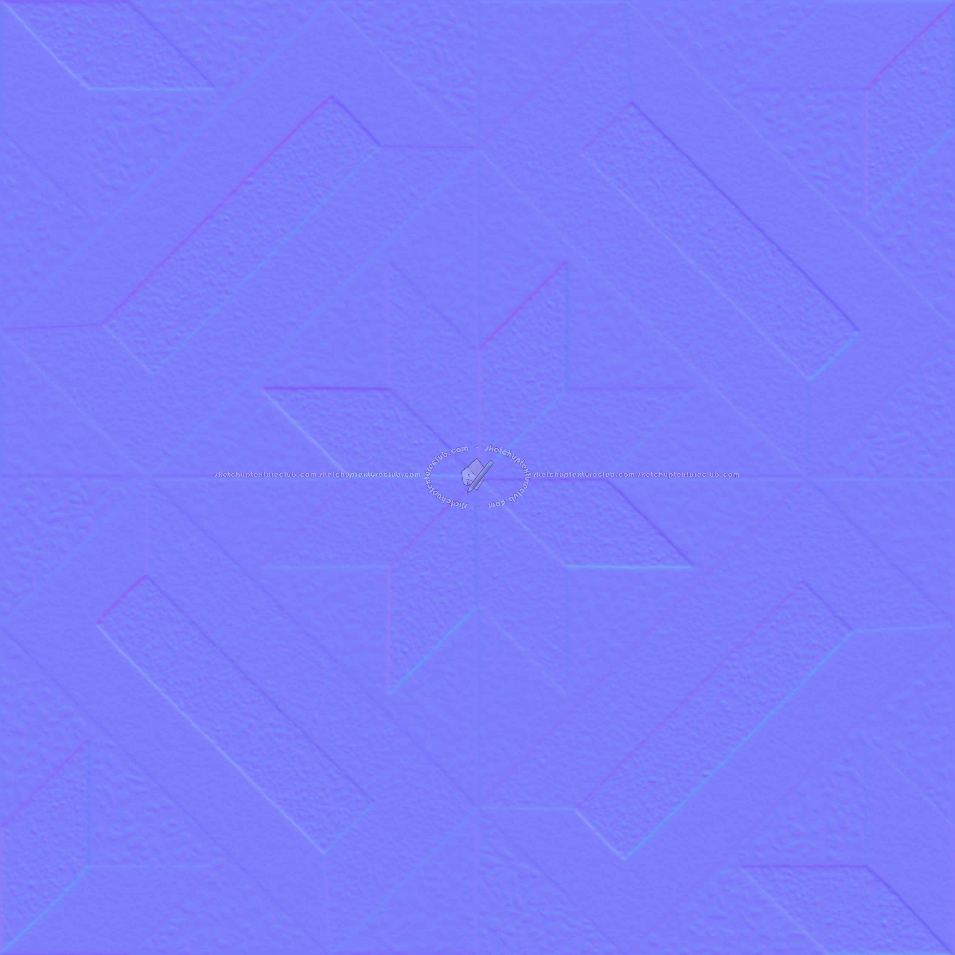 Textures   -   ARCHITECTURE   -   TILES INTERIOR   -   Terrazzo  - terrazzo cementine tiles pbr texture seamless 22098 - Normal