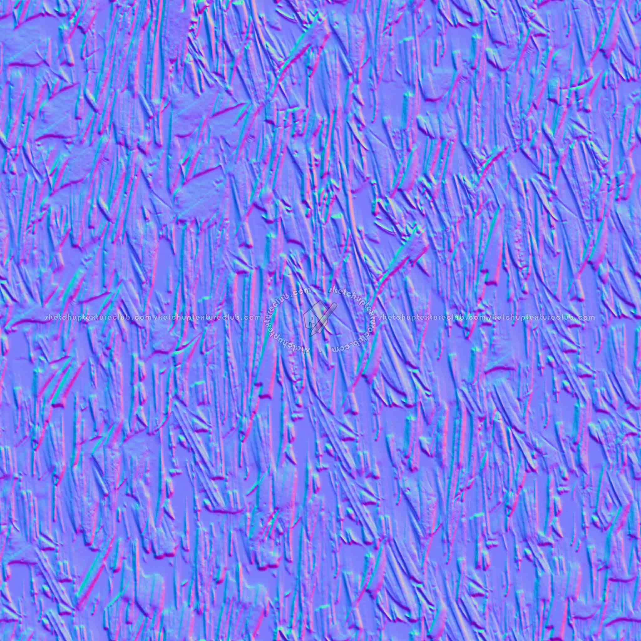 Textures   -   ARCHITECTURE   -   ROOFINGS   -   Thatched roofs  - Thatched roof texture seamless 04074 - Normal