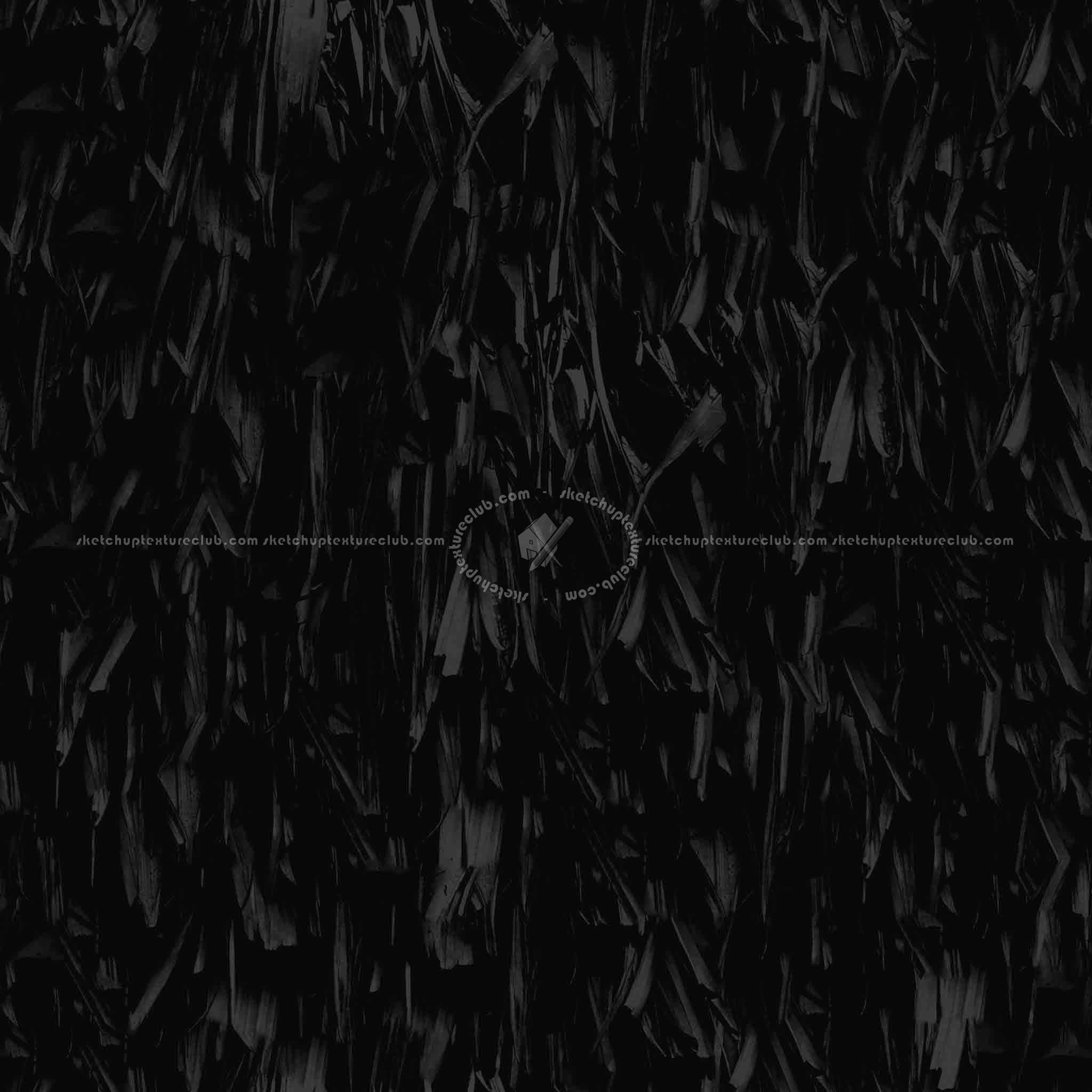 Textures   -   ARCHITECTURE   -   ROOFINGS   -   Thatched roofs  - Thatched roof texture seamless 04074 - Specular