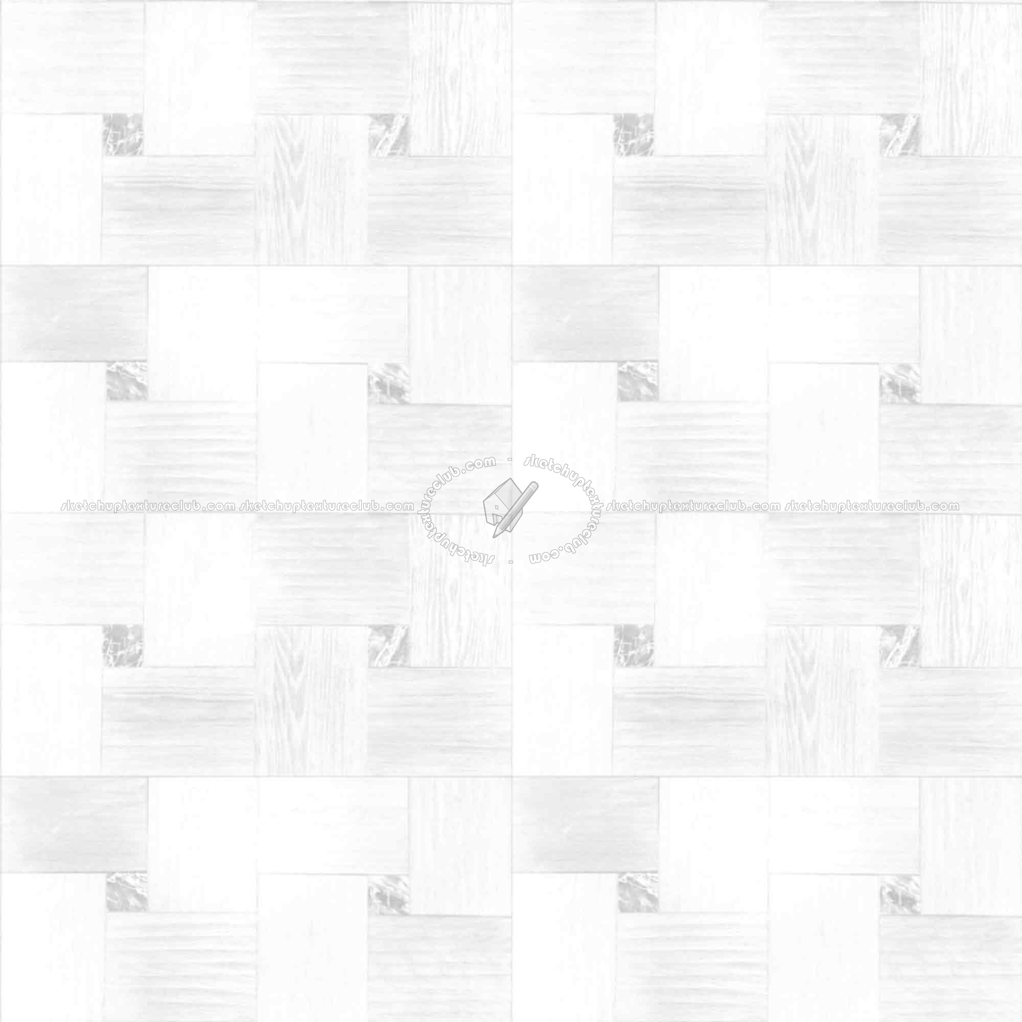 Textures   -   ARCHITECTURE   -   WOOD FLOORS   -   Parquet square  - Wood flooring square texture seamless 05424 - Ambient occlusion