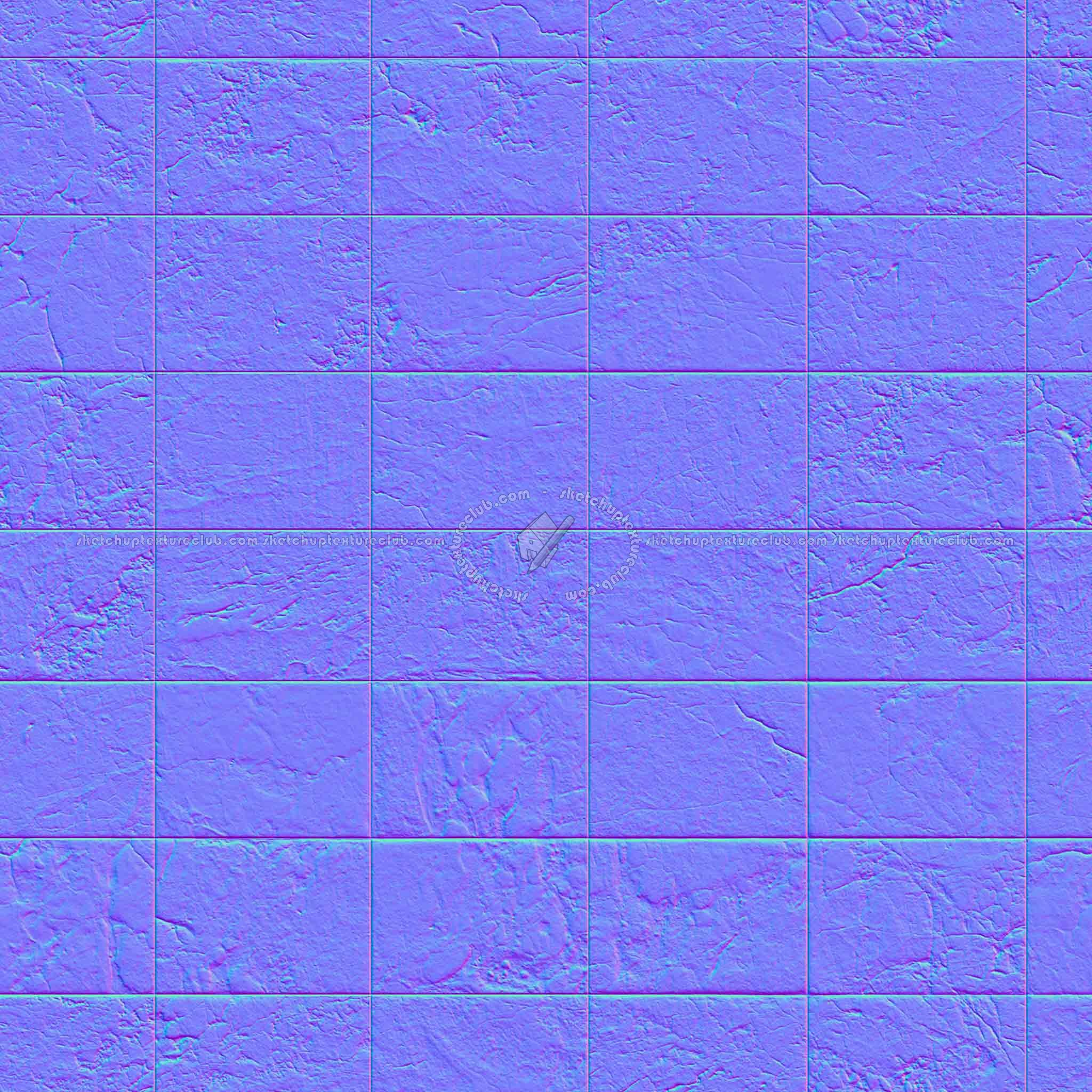 Textures   -   ARCHITECTURE   -   PAVING OUTDOOR   -   Pavers stone   -   Blocks mixed  - Pavers stone mixed size texture seamless 06126 - Normal