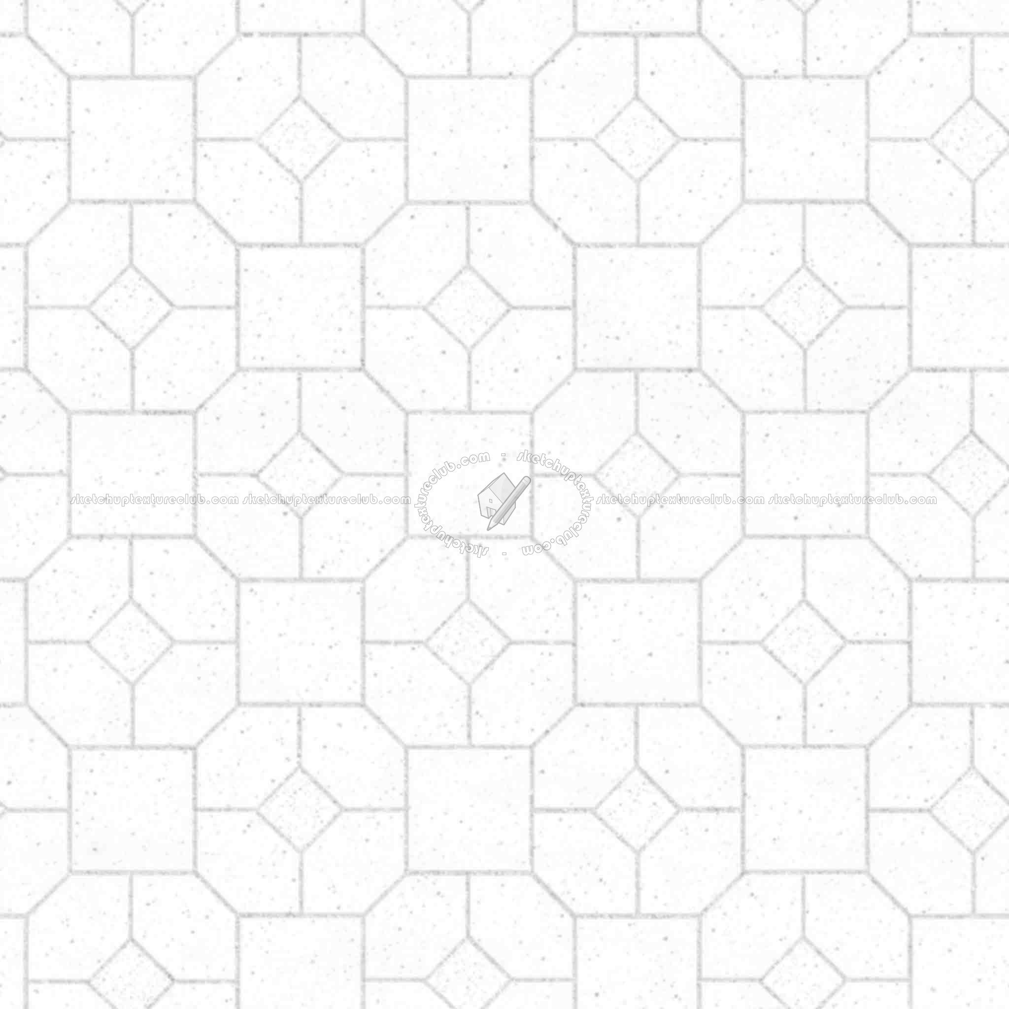 Textures   -   ARCHITECTURE   -   PAVING OUTDOOR   -   Concrete   -   Blocks mixed  - Paving concrete mixed size texture seamless 05600 - Ambient occlusion