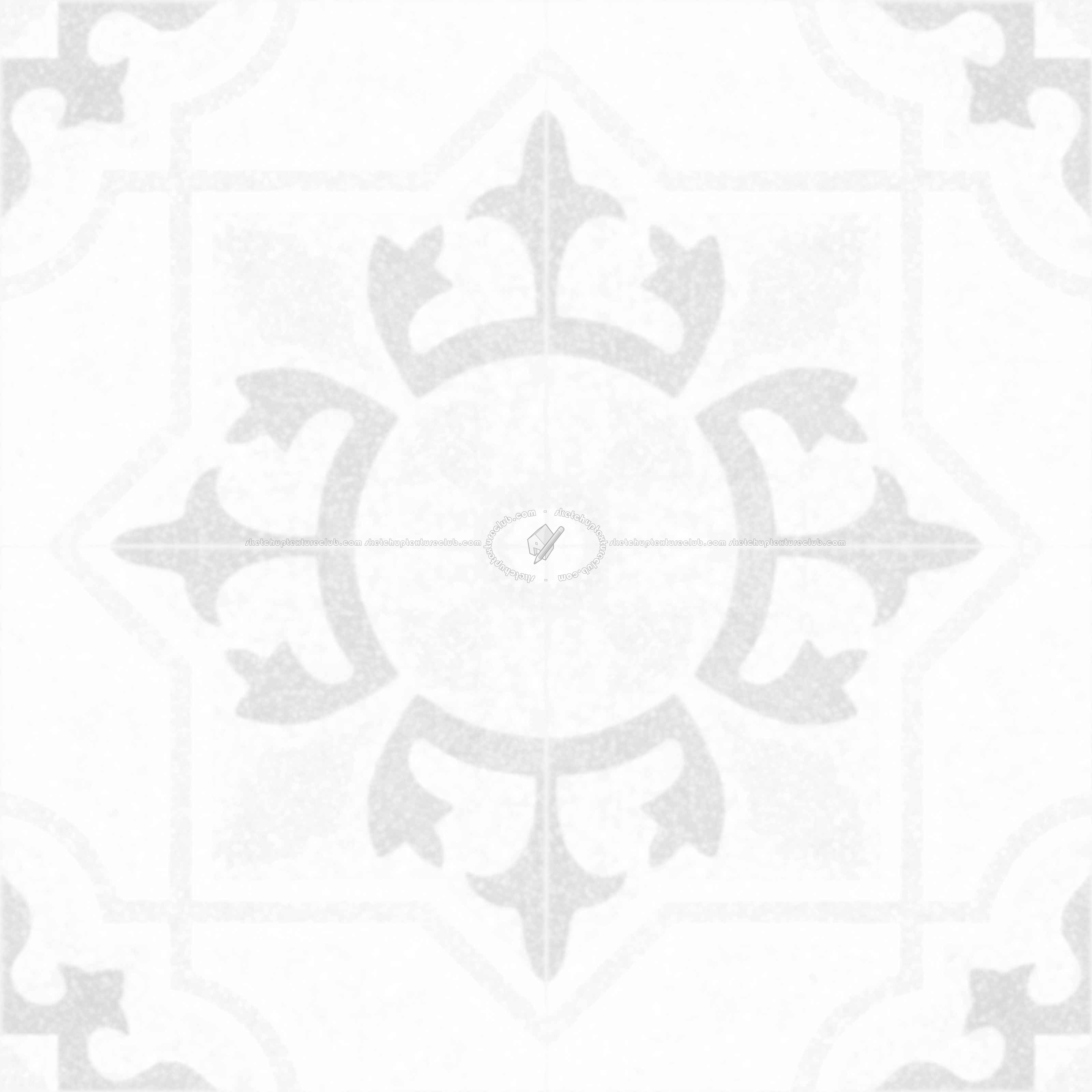 Textures   -   ARCHITECTURE   -   TILES INTERIOR   -   Terrazzo  - terrazzo cementine tiles pbr texture seamless 22099 - Ambient occlusion