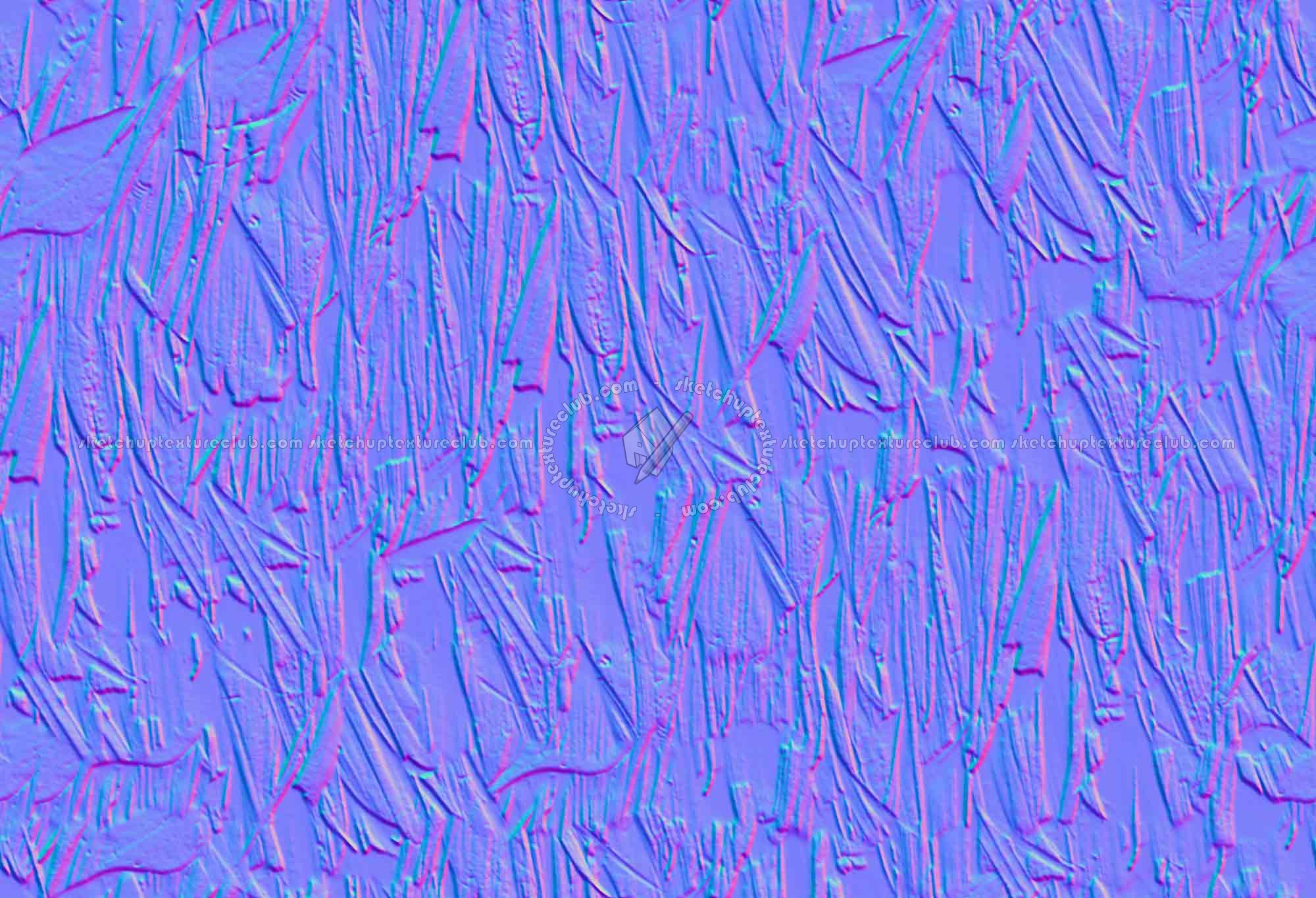 Textures   -   ARCHITECTURE   -   ROOFINGS   -   Thatched roofs  - Thatched roof texture seamless 04075 - Normal