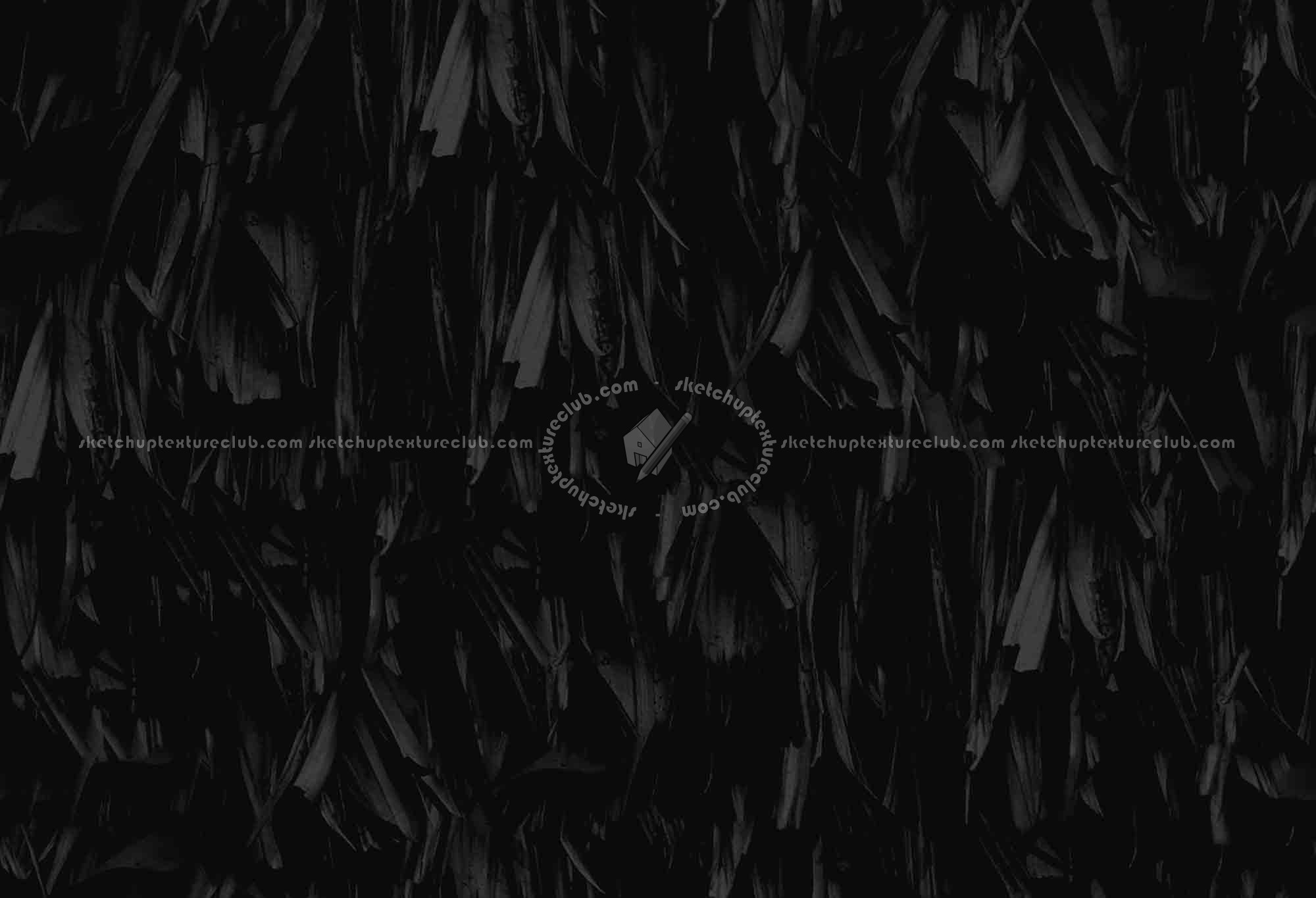 Textures   -   ARCHITECTURE   -   ROOFINGS   -   Thatched roofs  - Thatched roof texture seamless 04075 - Specular