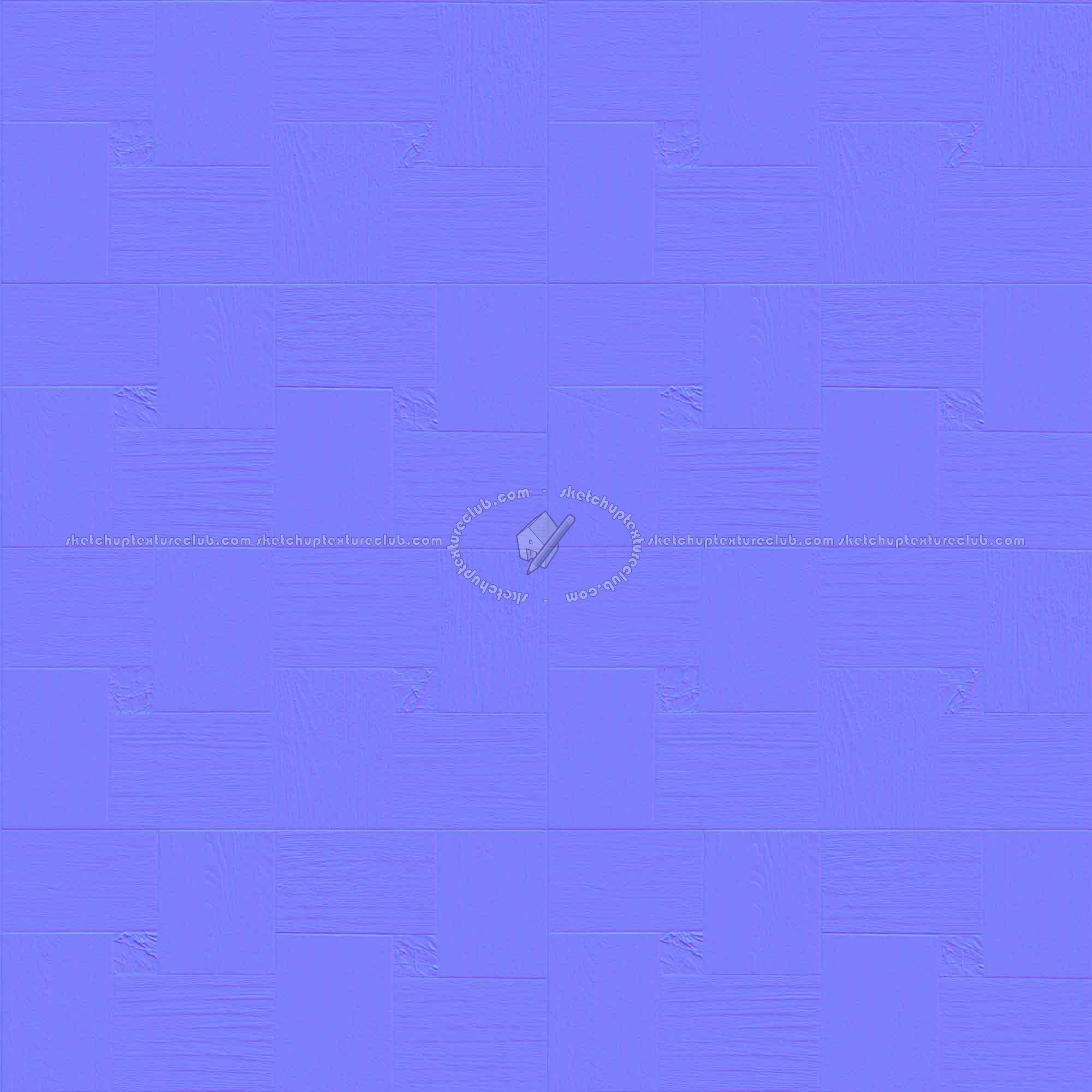 Textures   -   ARCHITECTURE   -   WOOD FLOORS   -   Parquet square  - Wood flooring square texture seamless 05425 - Normal