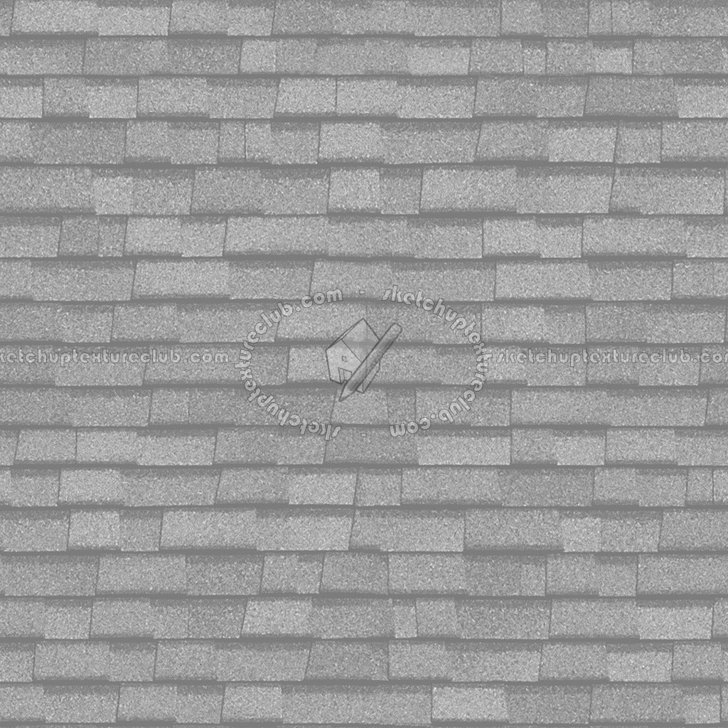 Textures   -   ARCHITECTURE   -   ROOFINGS   -   Asphalt roofs  - Asphalt roofing texture seamless 03253 - Bump