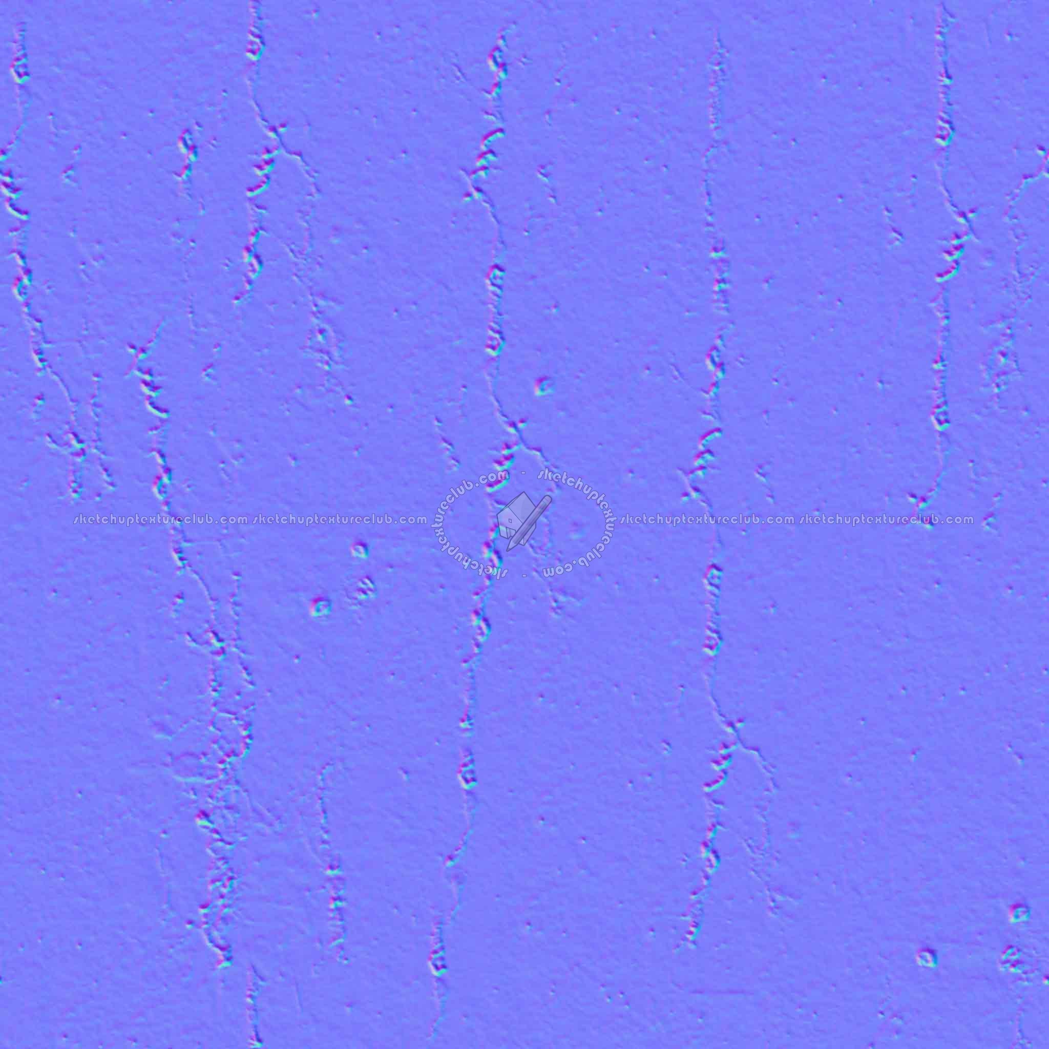 Textures   -   ARCHITECTURE   -   CONCRETE   -   Bare   -   Damaged walls  - Concrete bare damaged texture seamless 01363 - Normal