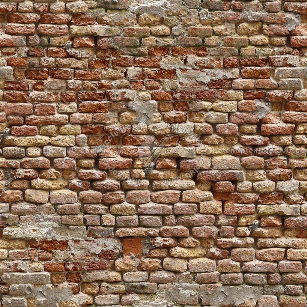 Textures   -   ARCHITECTURE   -   BRICKS   -   Damaged bricks  - Damaged bricks texture 00105 (seamless)