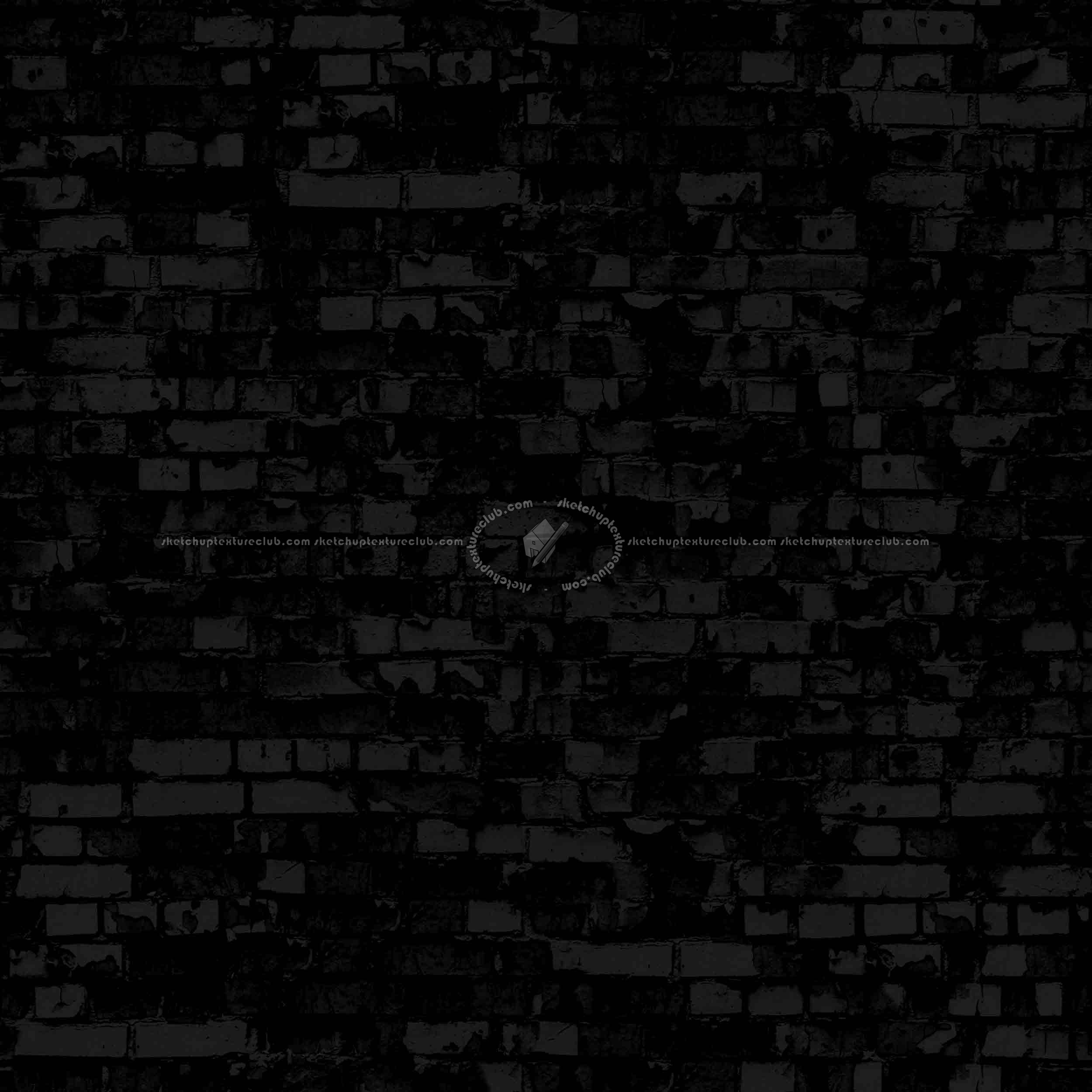 Textures   -   ARCHITECTURE   -   BRICKS   -   Dirty Bricks  - Dirty bricks texture seamless 00146 - Specular