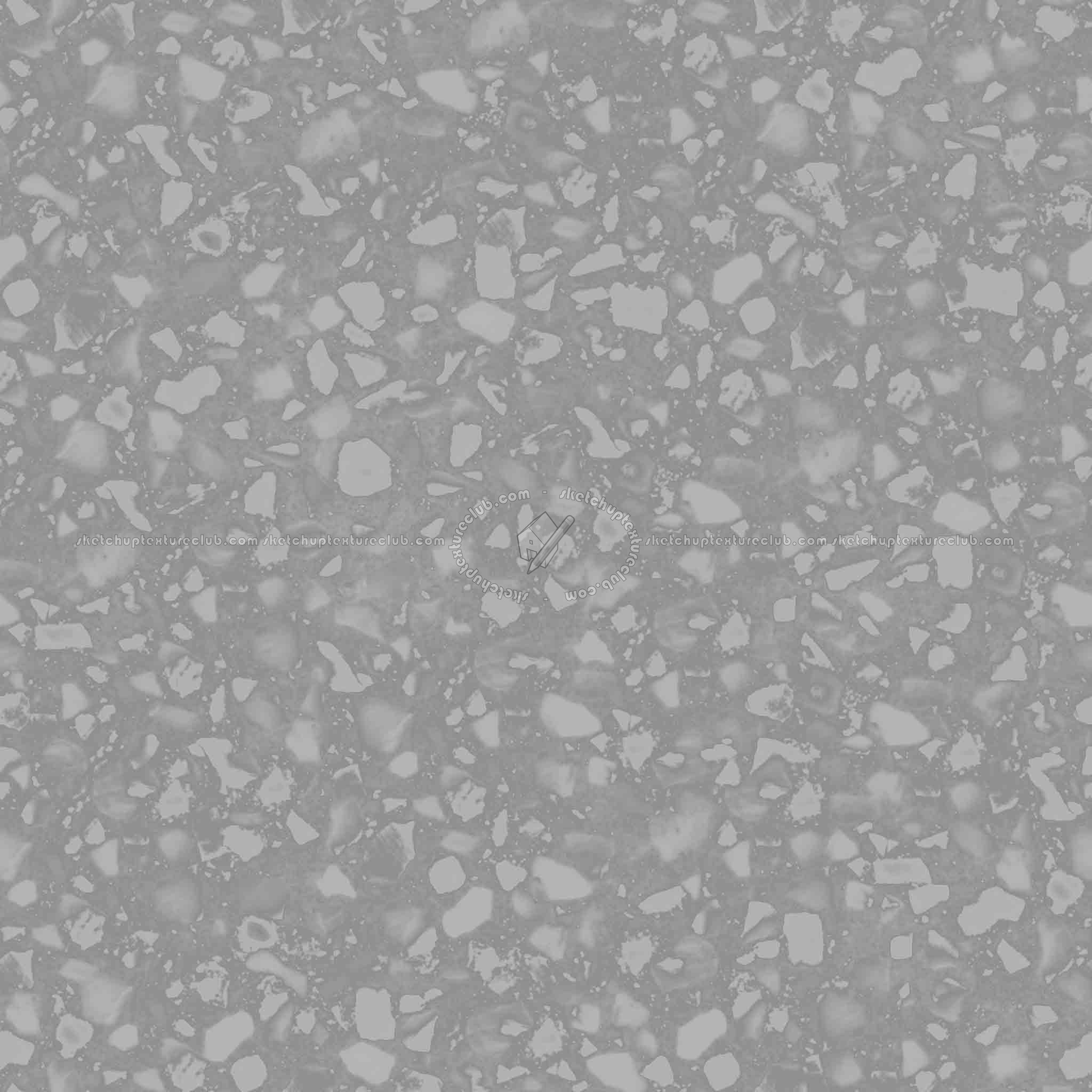 Textures   -   ARCHITECTURE   -   PAVING OUTDOOR   -   Exposed aggregate  - Exposed aggregate concrete PBR textures seamless 21765 - Displacement