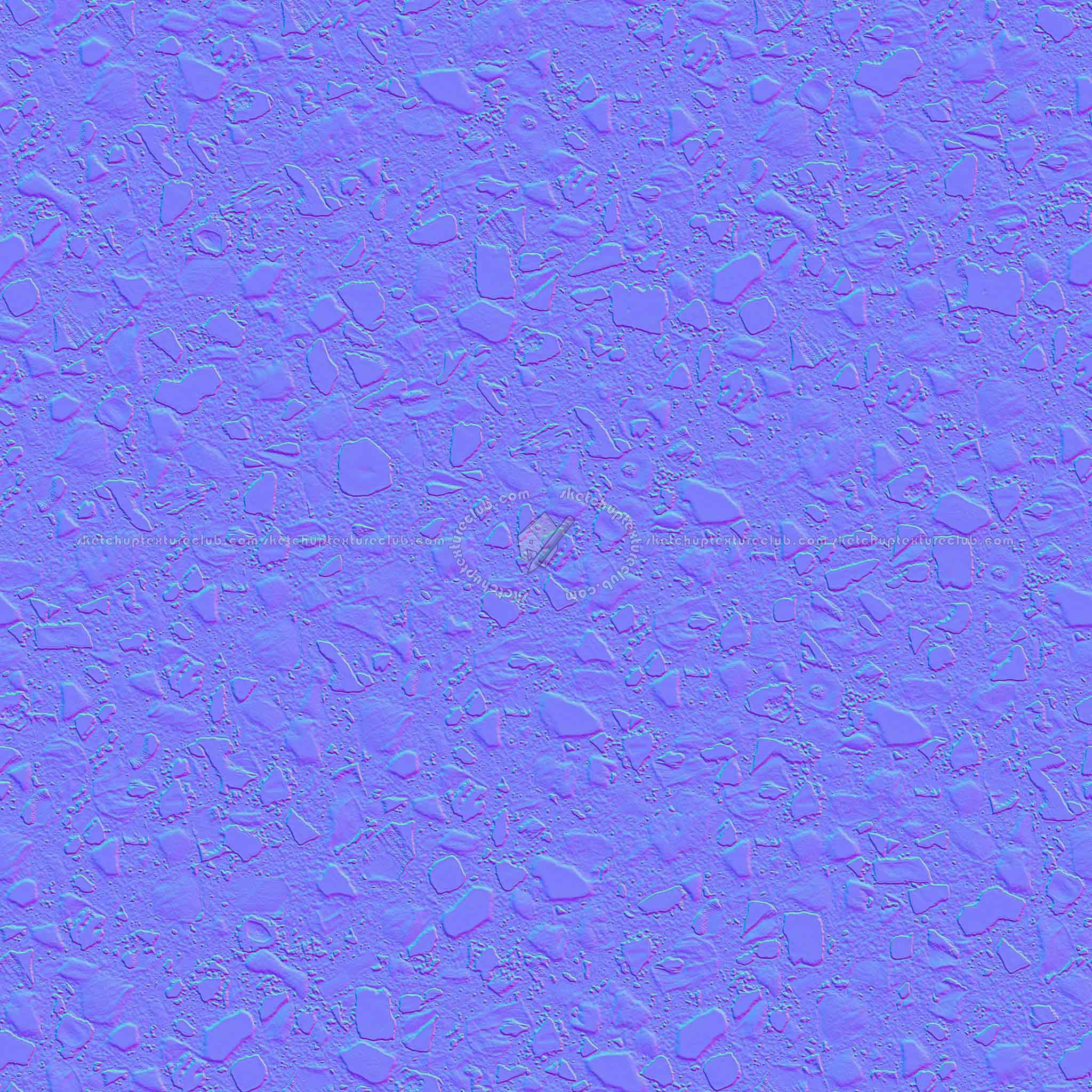 Textures   -   ARCHITECTURE   -   PAVING OUTDOOR   -   Exposed aggregate  - Exposed aggregate concrete PBR textures seamless 21765 - Normal