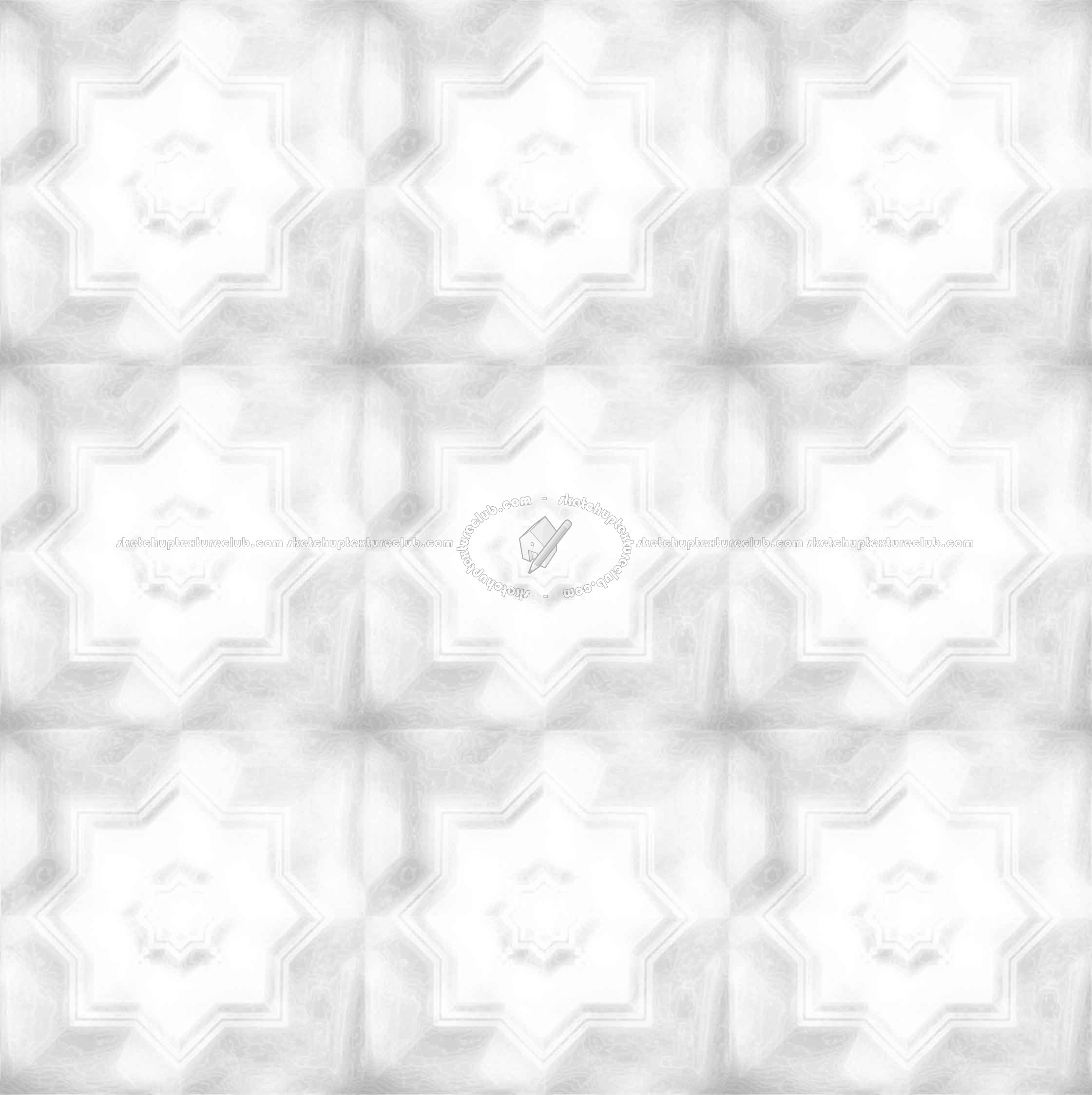 Textures   -   ARCHITECTURE   -   WOOD FLOORS   -   Geometric pattern  - Parquet geometric pattern texture seamless 04725 - Ambient occlusion