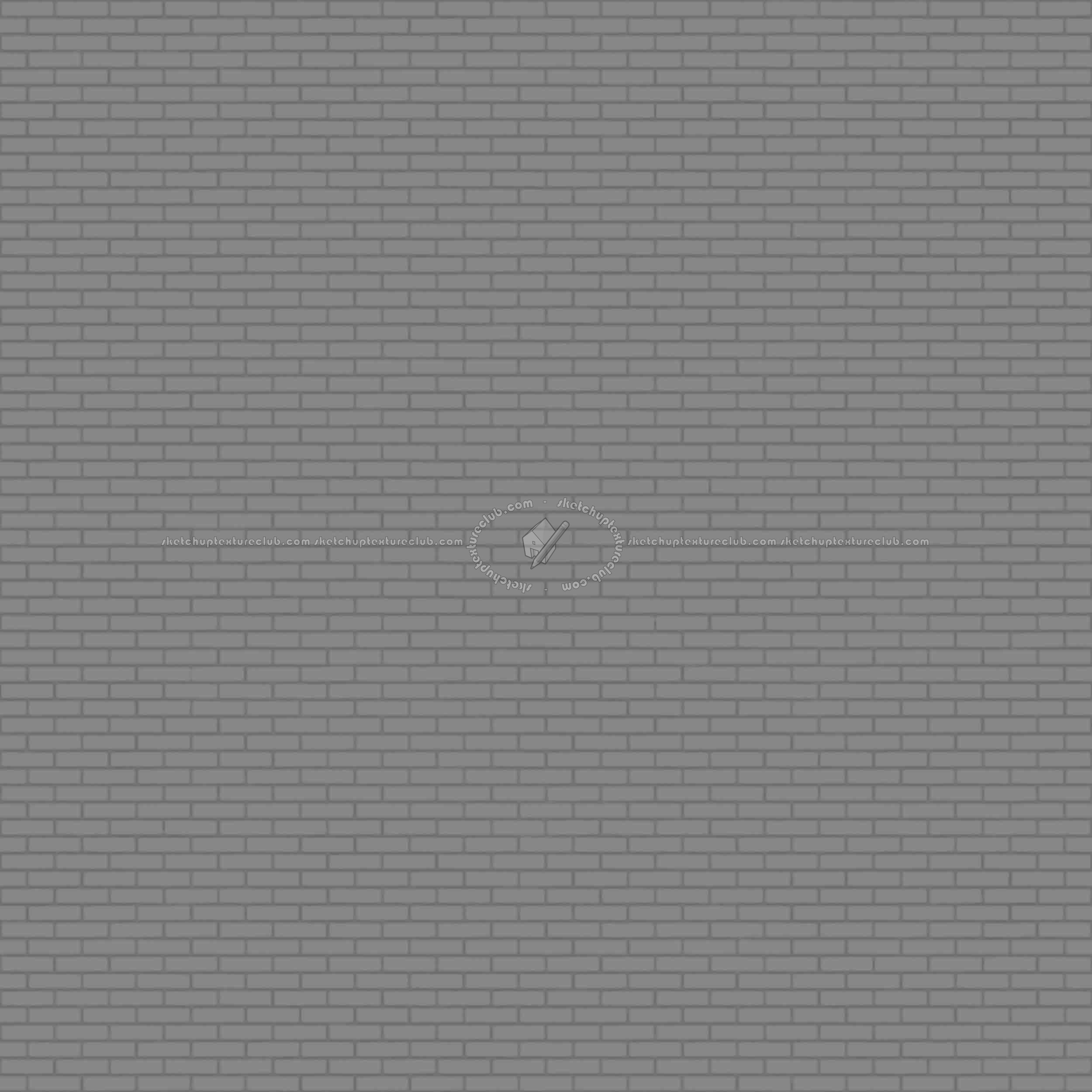 Textures   -   ARCHITECTURE   -   BRICKS   -   White Bricks  - White bricks texture seamless 00492 - Displacement