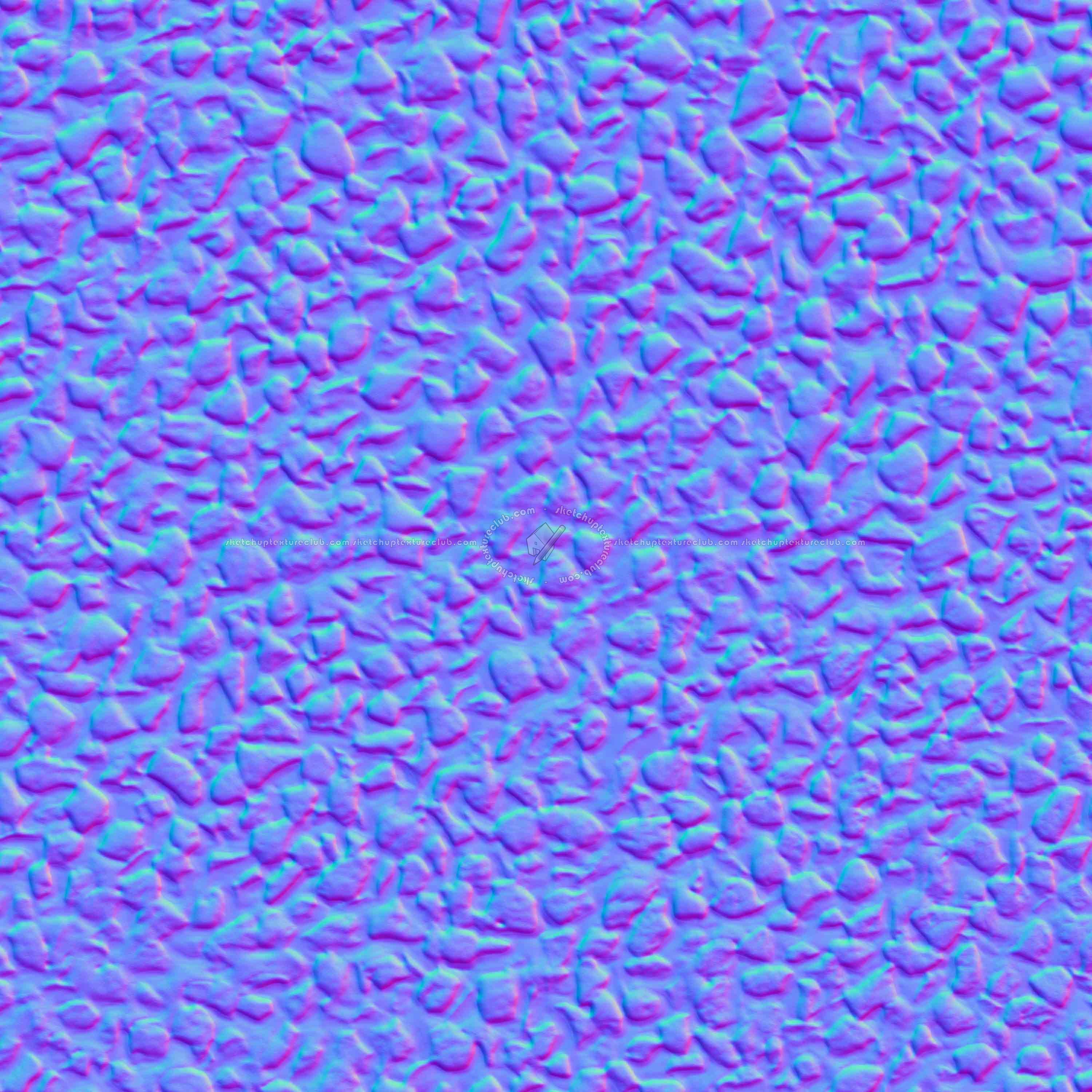 Textures   -   ARCHITECTURE   -   PLASTER   -   Pebble Dash  - Pebble dash Pbr texture seamless 22355 - Normal