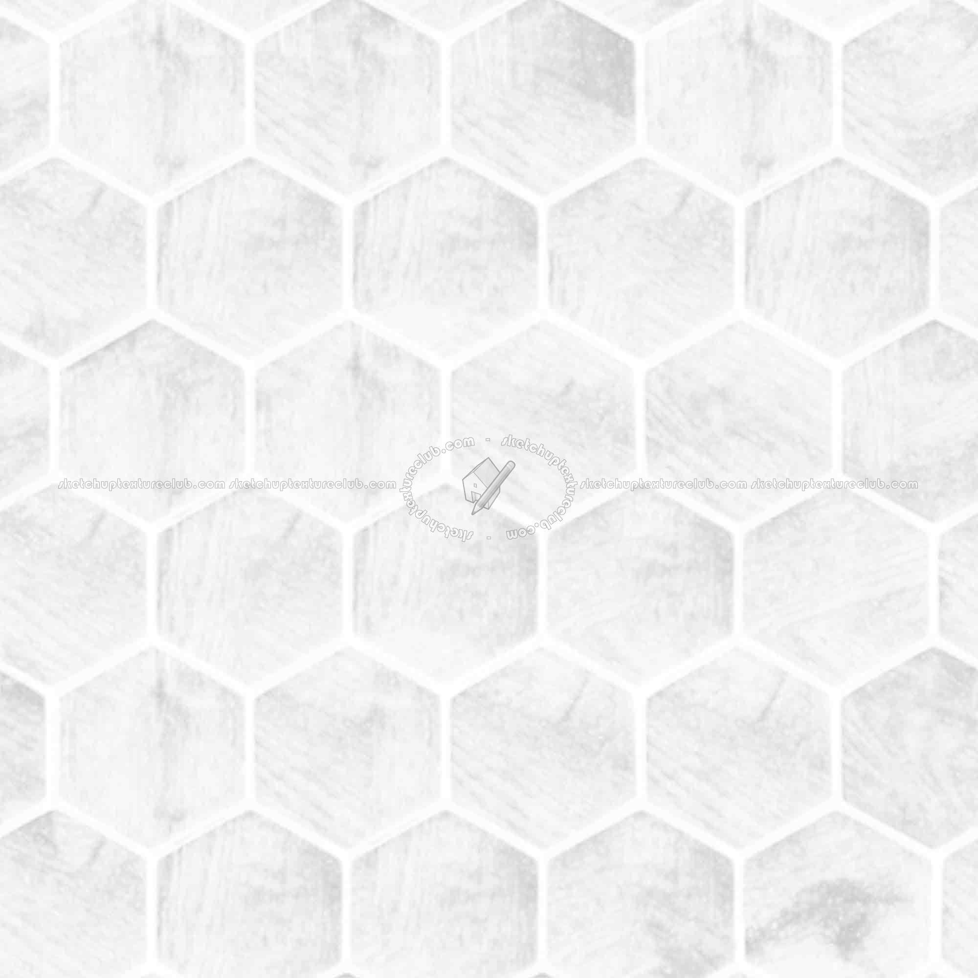 Textures   -   ARCHITECTURE   -   TILES INTERIOR   -   Hexagonal mixed  - hexagonal ceramic tiles texture seamless 21397 - Ambient occlusion