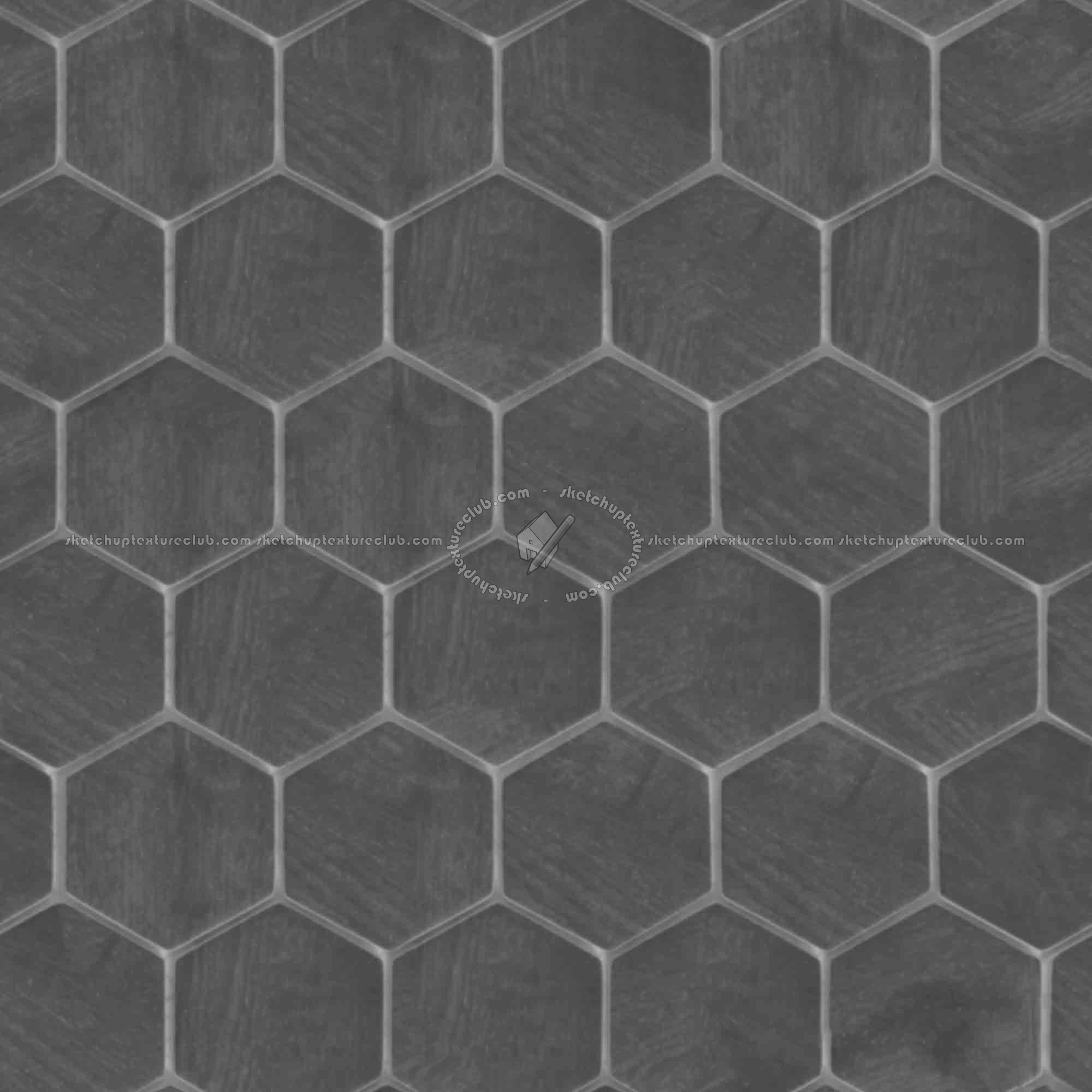 Textures   -   ARCHITECTURE   -   TILES INTERIOR   -   Hexagonal mixed  - hexagonal ceramic tiles texture seamless 21397 - Displacement