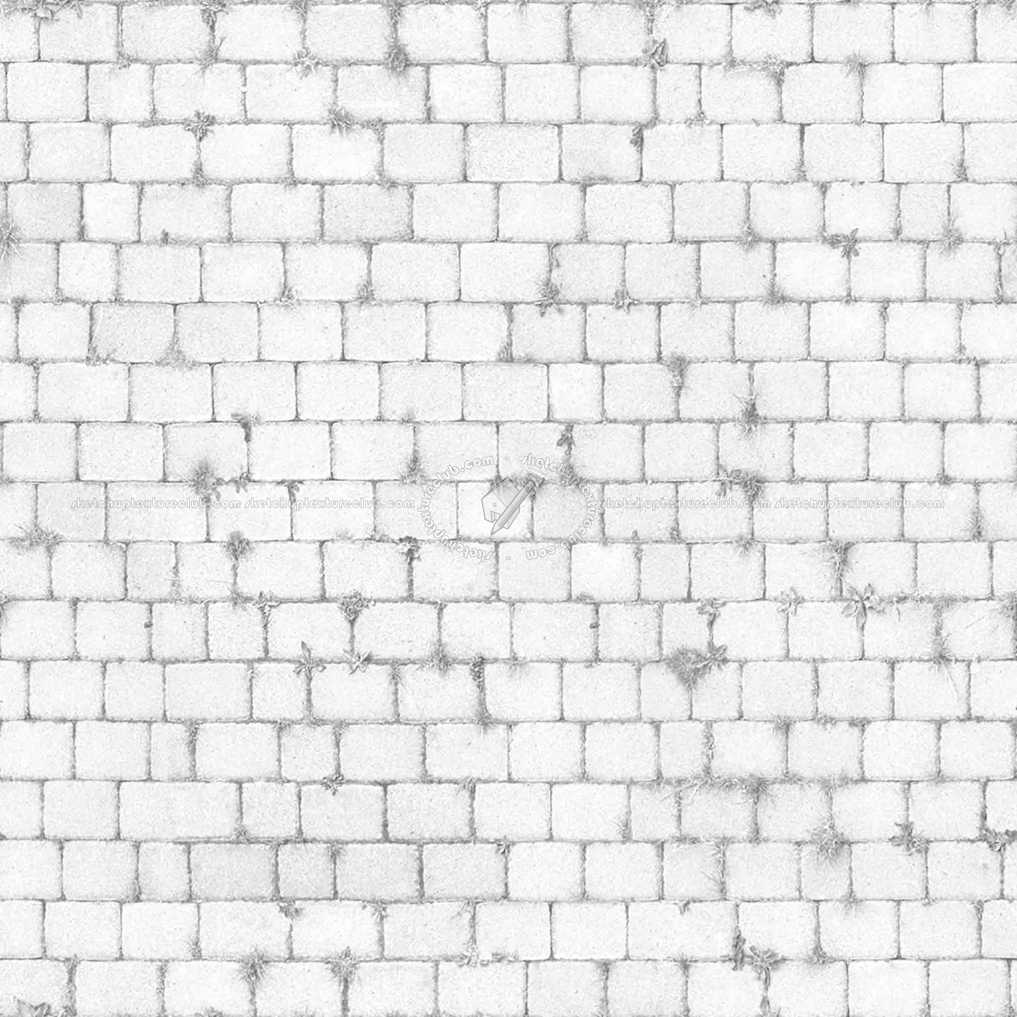 Textures   -   ARCHITECTURE   -   PAVING OUTDOOR   -   Concrete   -   Blocks regular  - Paving outdoor concrete regular block texture seamless 05666 - Bump