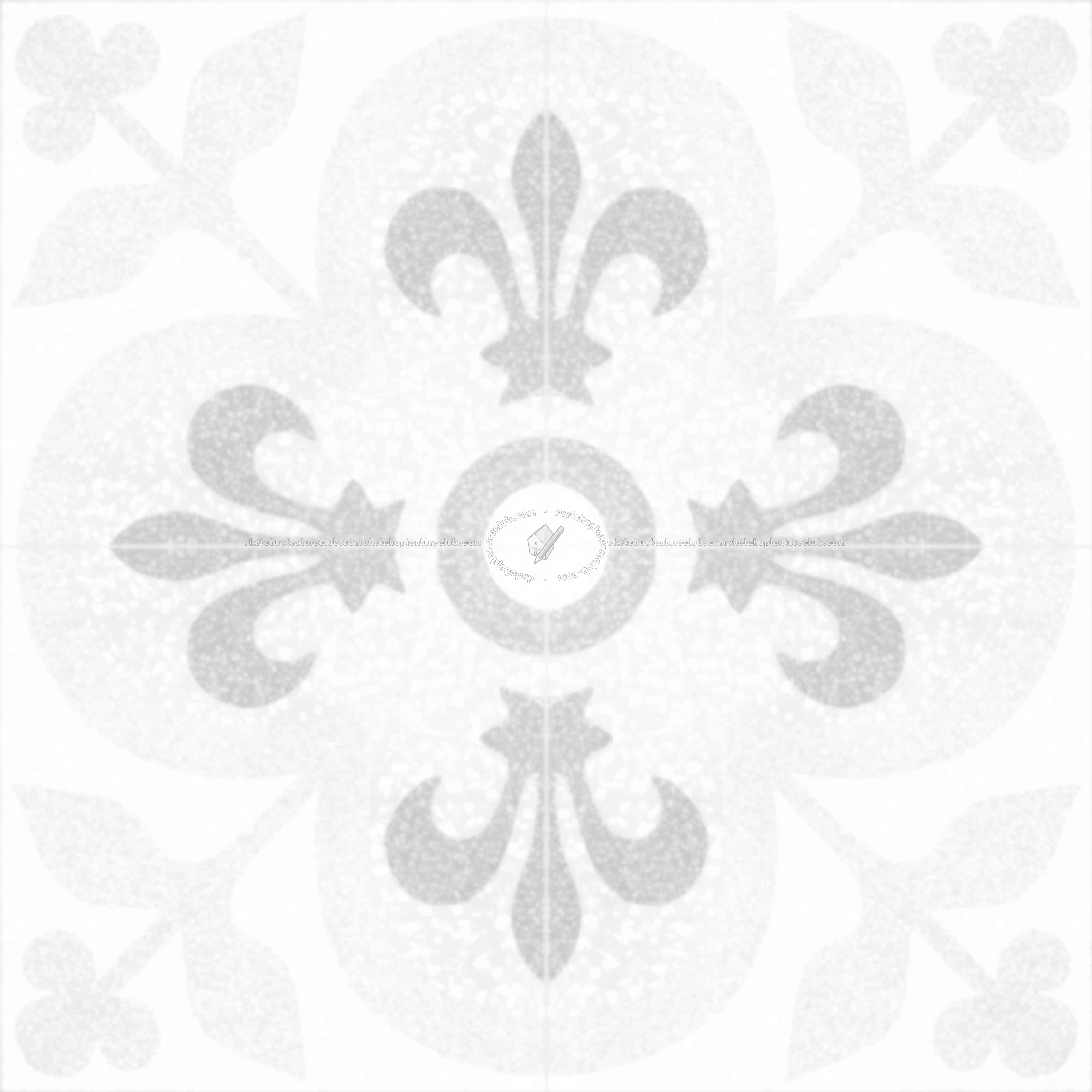 Textures   -   ARCHITECTURE   -   TILES INTERIOR   -   Terrazzo  - terrazzo cementine tiles pbr texture seamless 22101 - Ambient occlusion