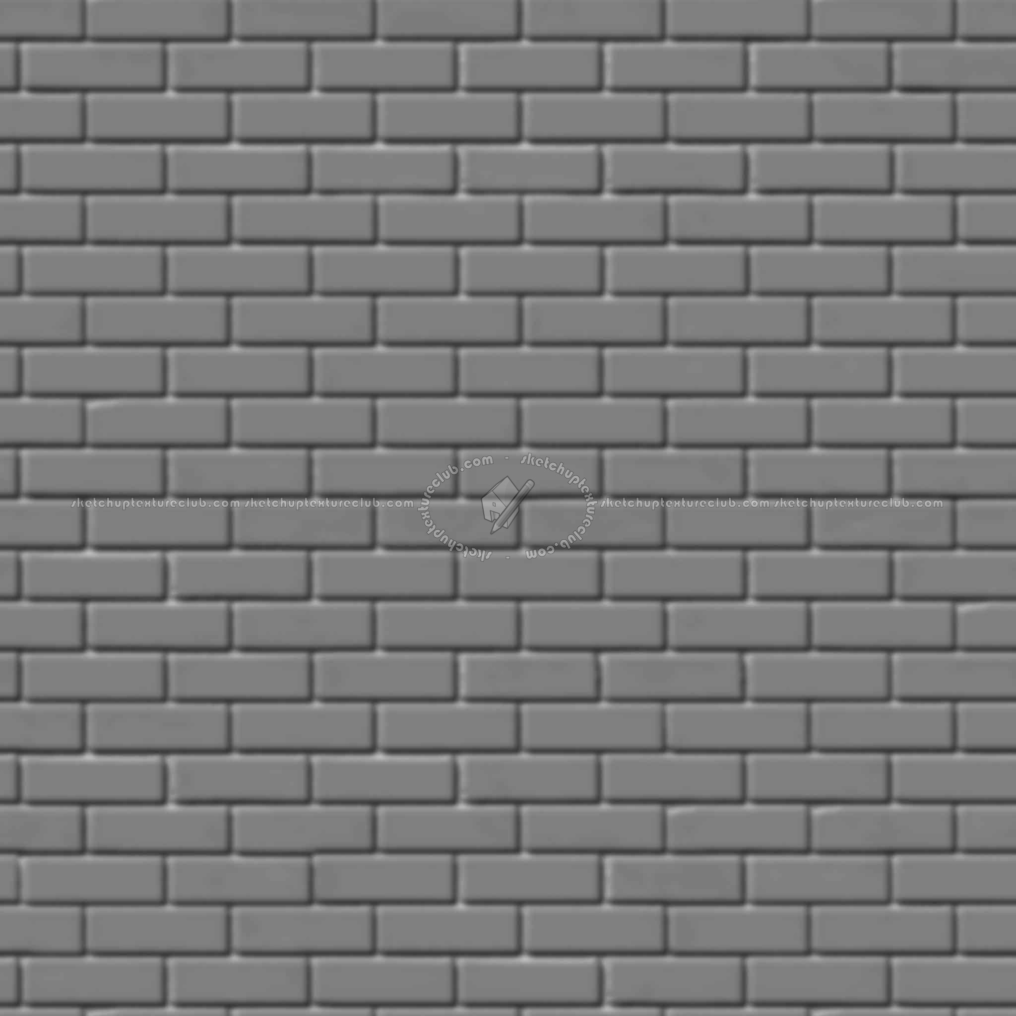 Textures   -   ARCHITECTURE   -   BRICKS   -   Colored Bricks   -   Smooth  - Texture colored bricks smooth seamless 00092 - Displacement
