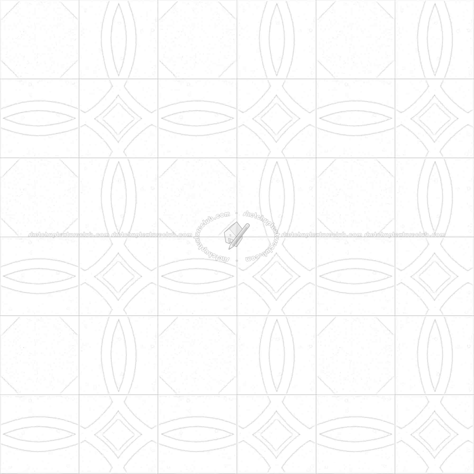 Textures   -   ARCHITECTURE   -   TILES INTERIOR   -   Cement - Encaustic   -   Cement  - Cement concrete tile texture seamless 13356 - Ambient occlusion