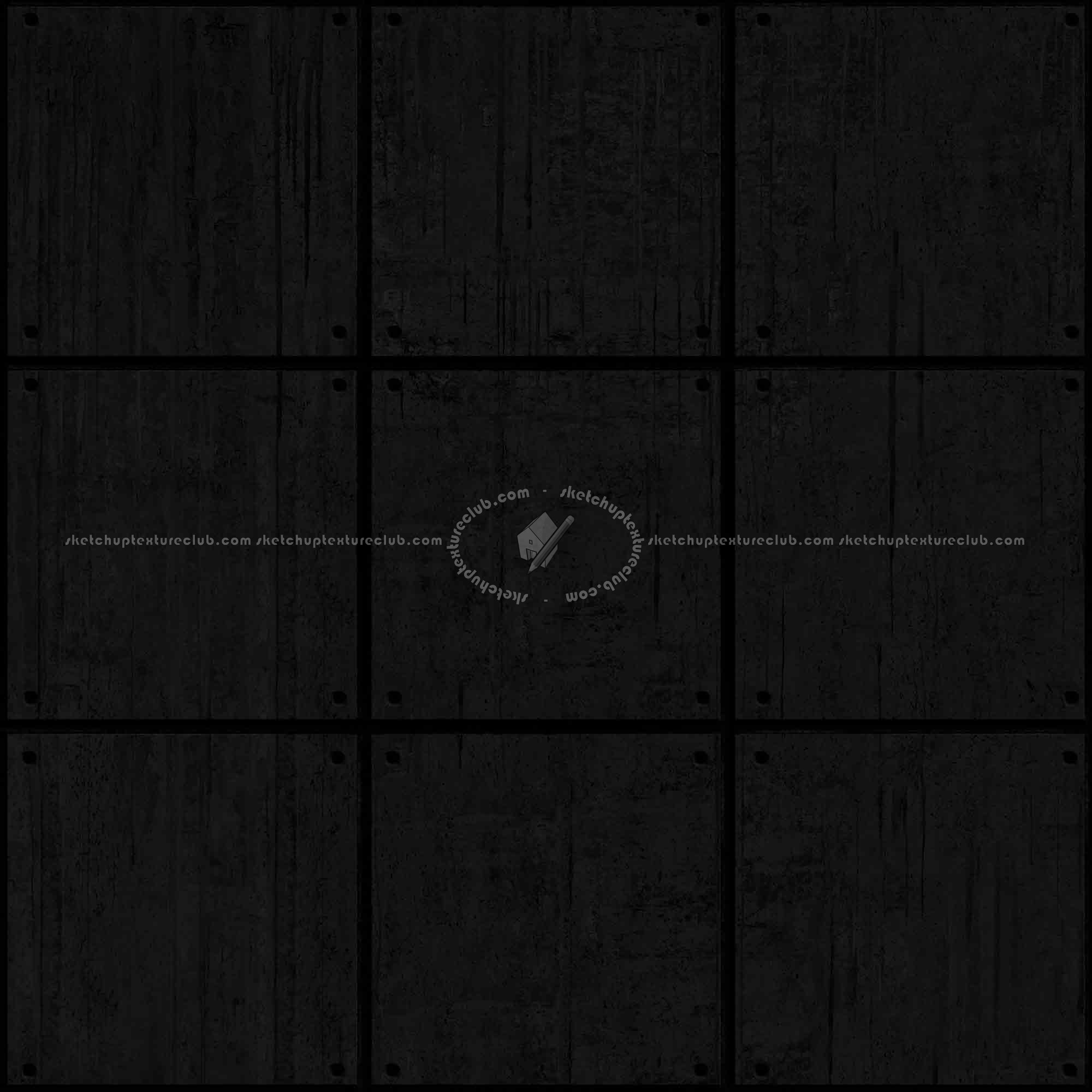 Textures   -   ARCHITECTURE   -   CONCRETE   -   Plates   -   Dirty  - Concrete dirt plates wall texture seamless 01766 - Specular