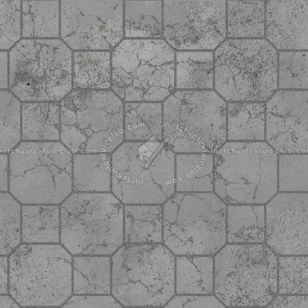 Textures   -   ARCHITECTURE   -   PAVING OUTDOOR   -   Concrete   -   Blocks damaged  - Concrete paving outdoor damaged texture seamless 05521 (seamless)