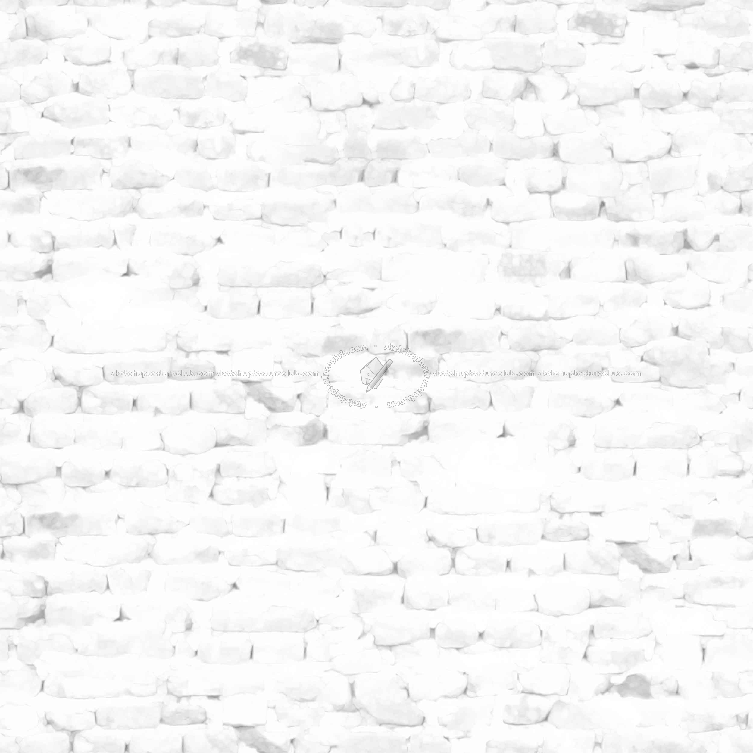 Textures   -   ARCHITECTURE   -   BRICKS   -   Damaged bricks  - Old damaged bricks texture seamless 17336 - Ambient occlusion