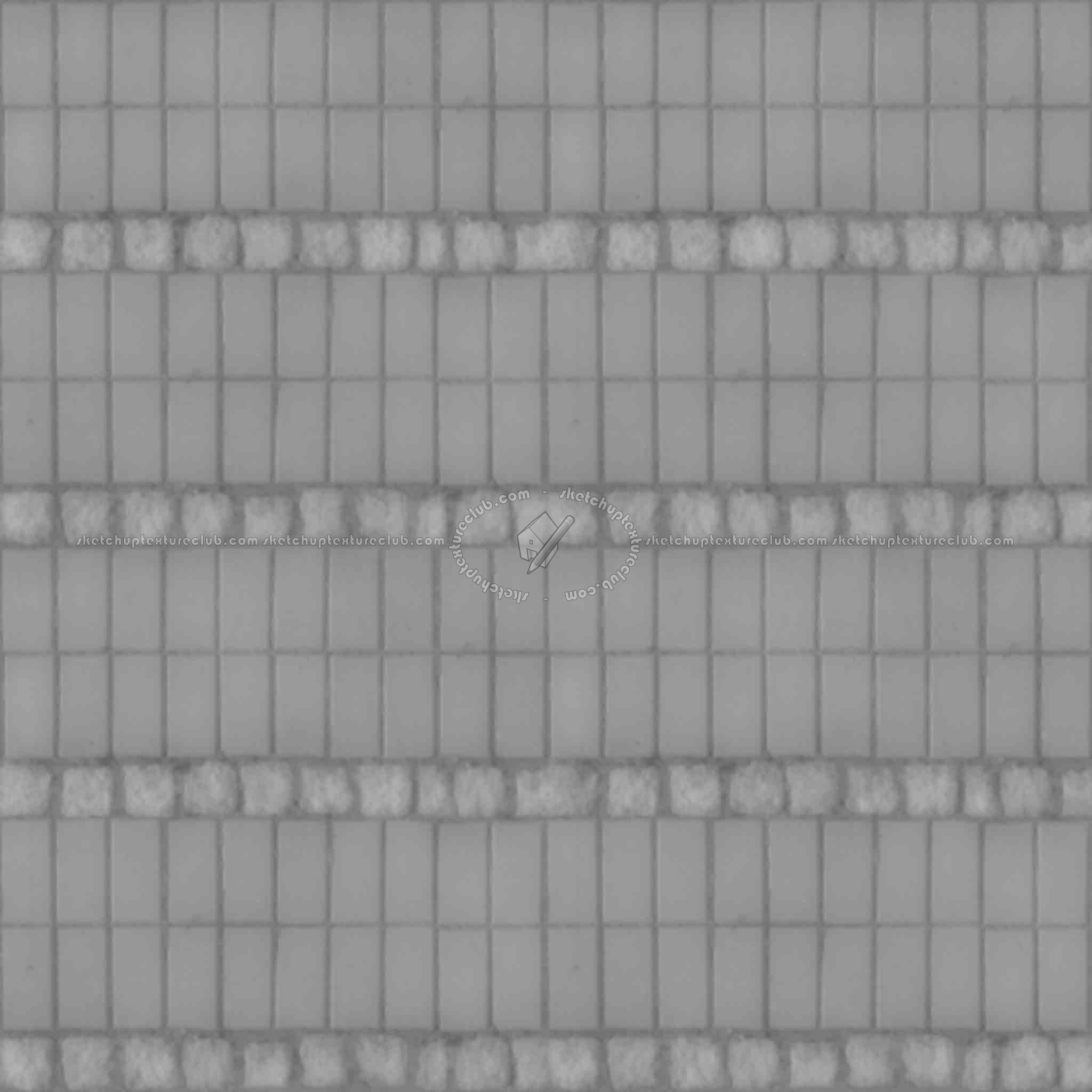 Textures   -   ARCHITECTURE   -   PAVING OUTDOOR   -   Concrete   -   Blocks regular  - Paving outdoor concrete regular block texture seamless 05667 - Displacement