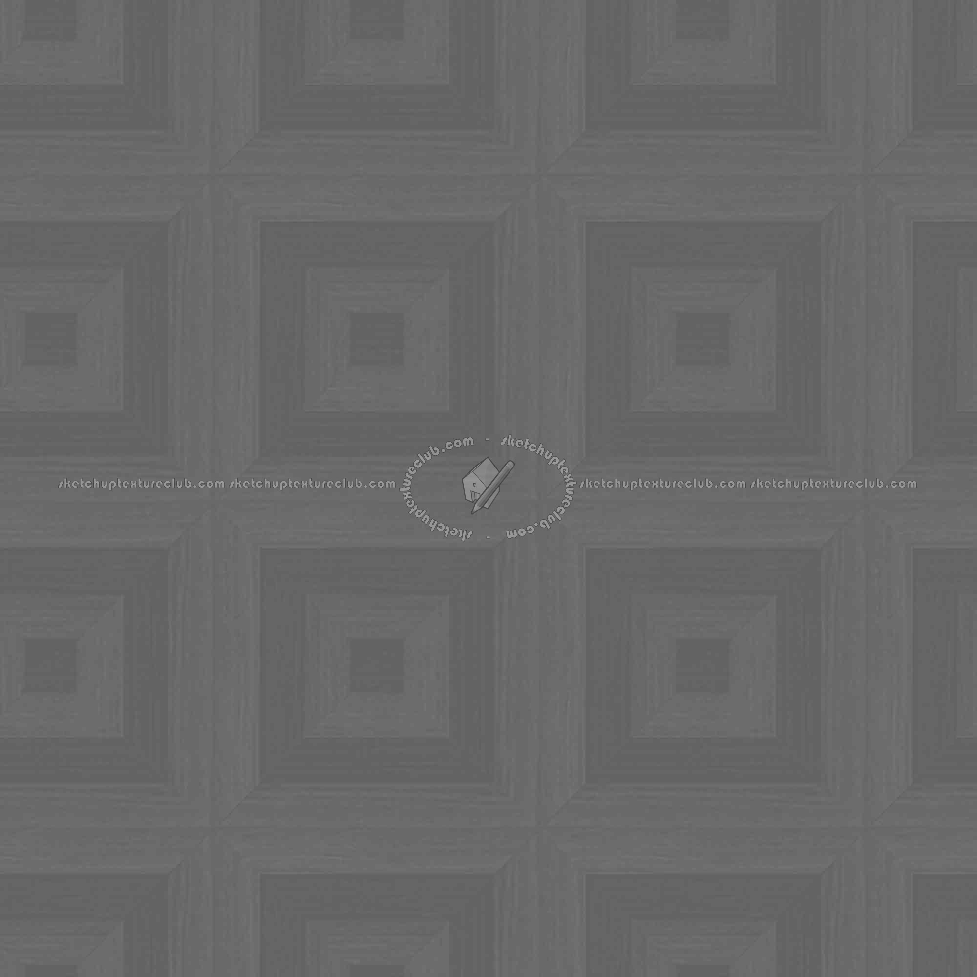 Textures   -   ARCHITECTURE   -   WOOD FLOORS   -   Parquet square  - Wood flooring square texture seamless 05428 - Displacement