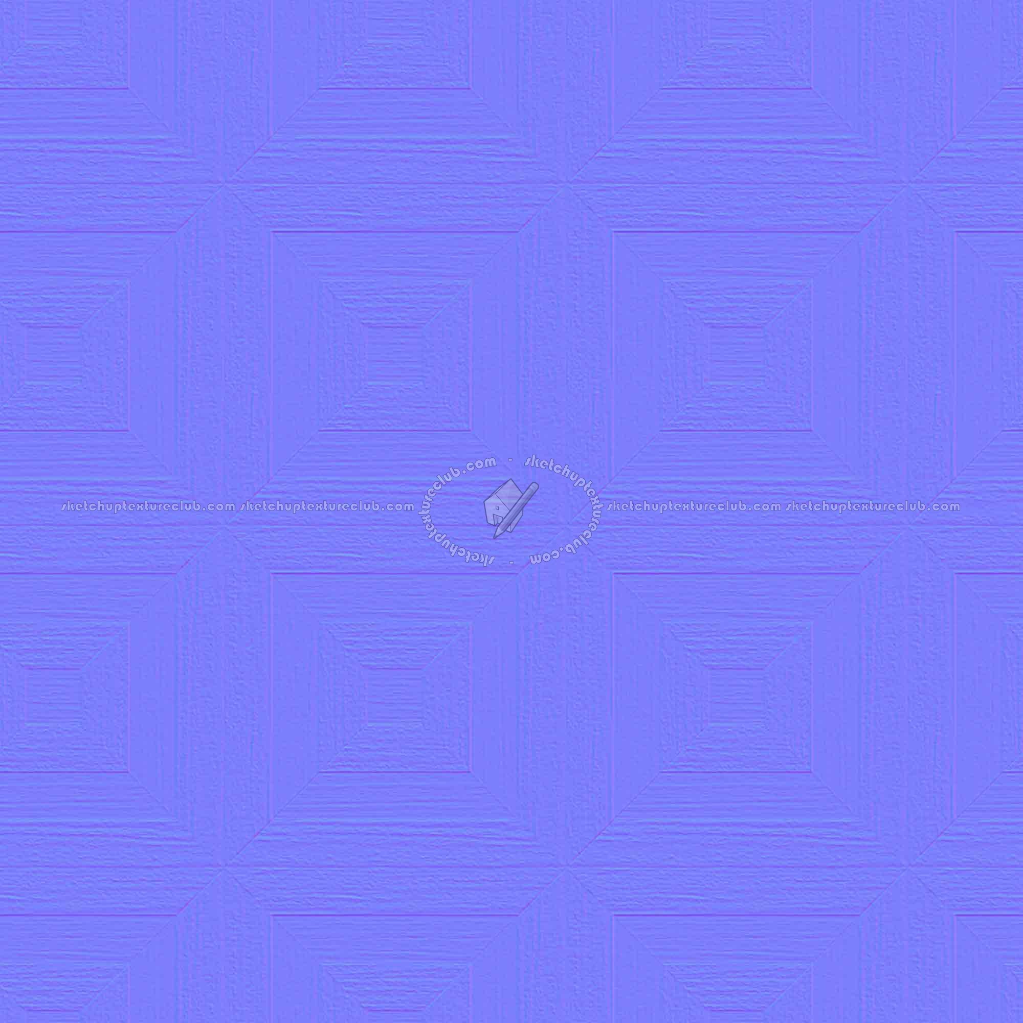 Textures   -   ARCHITECTURE   -   WOOD FLOORS   -   Parquet square  - Wood flooring square texture seamless 05428 - Normal