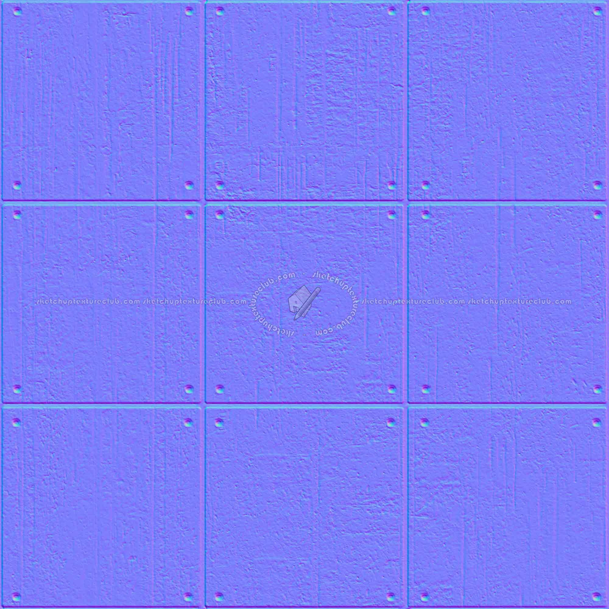 Textures   -   ARCHITECTURE   -   CONCRETE   -   Plates   -   Dirty  - Concrete dirt plates wall texture seamless 01767 - Normal