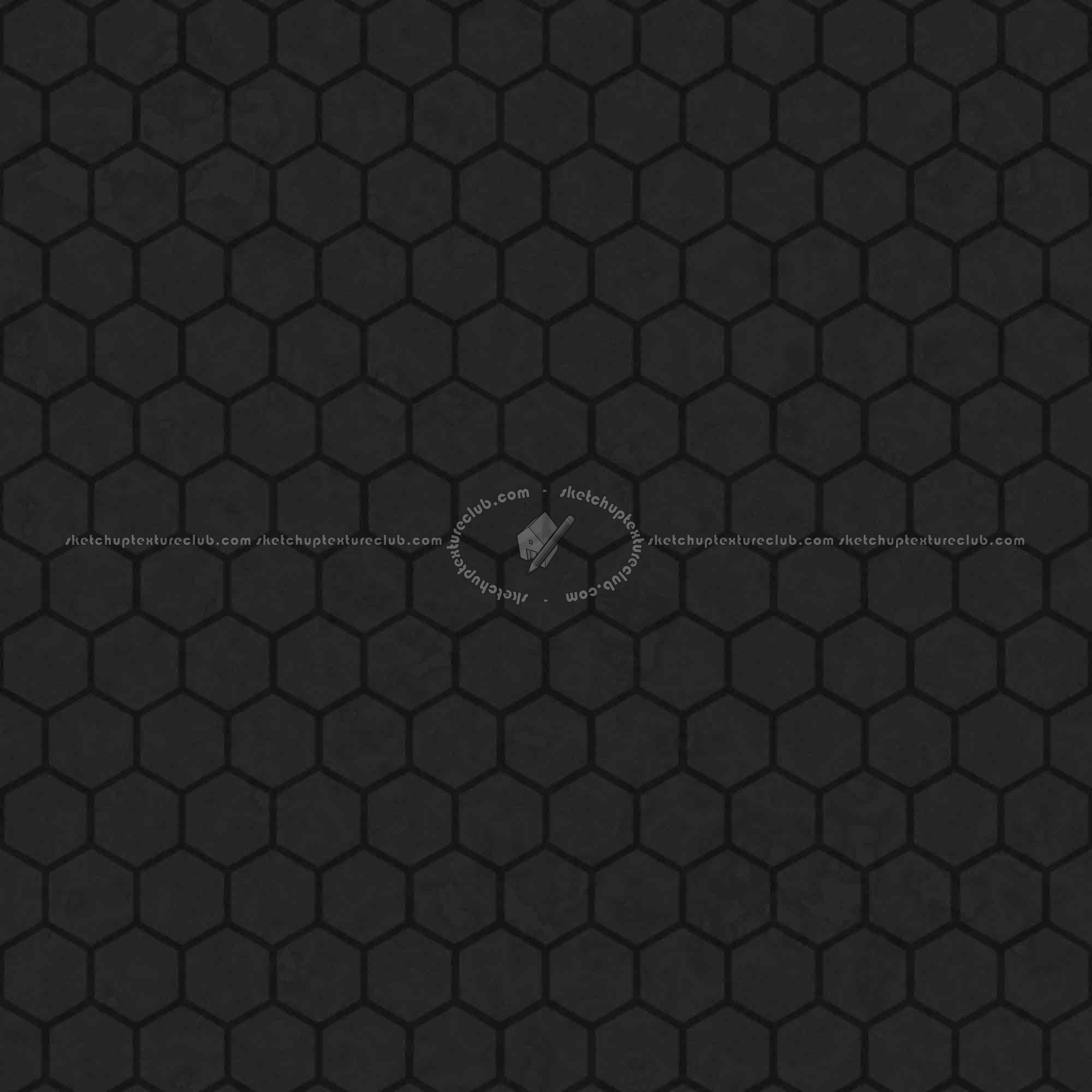 Textures   -   ARCHITECTURE   -   TILES INTERIOR   -   Hexagonal mixed  - concrete hexagonal tile texture seamless 21399 - Specular