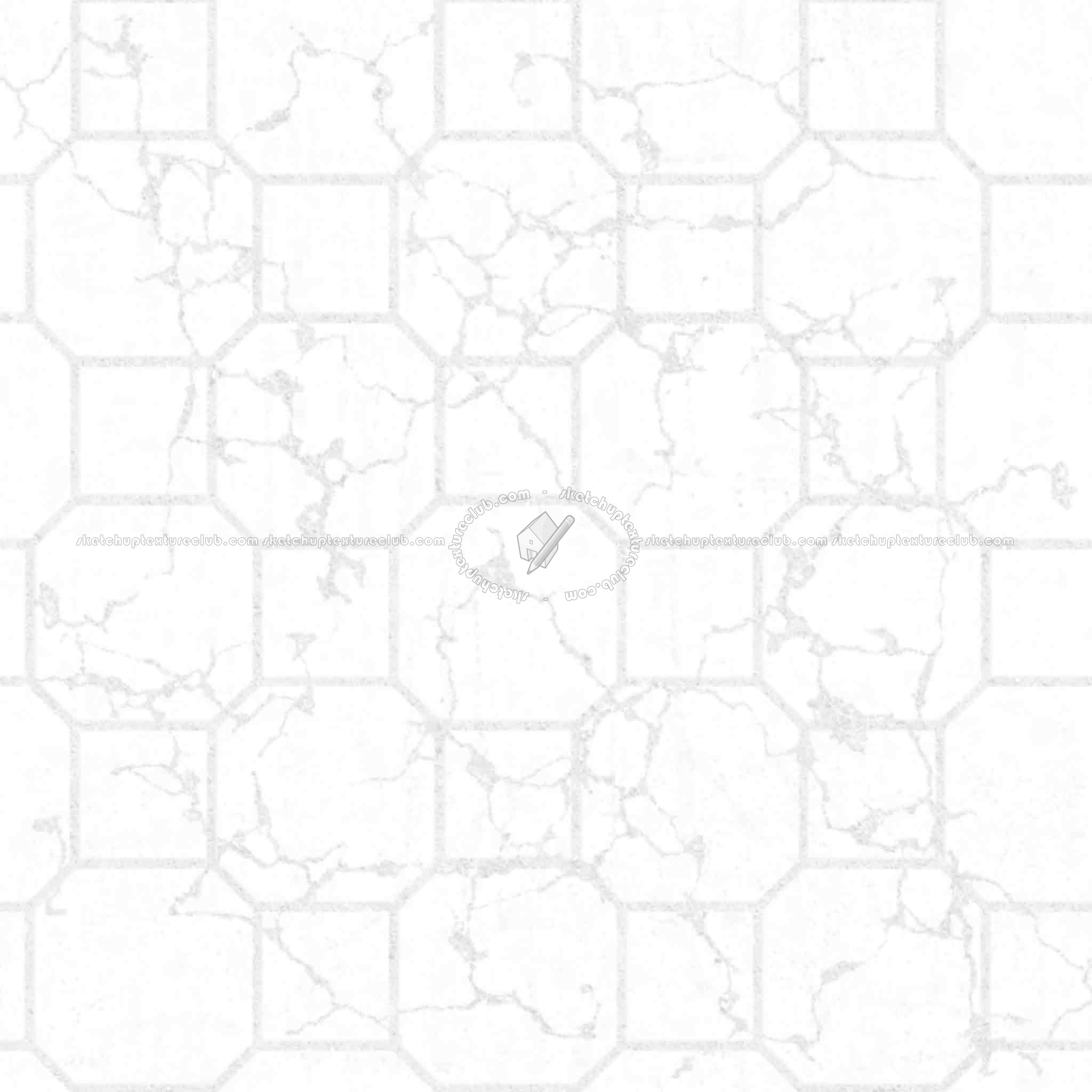 Textures   -   ARCHITECTURE   -   PAVING OUTDOOR   -   Concrete   -   Blocks damaged  - Concrete paving outdoor damaged texture seamless 05522 - Ambient occlusion