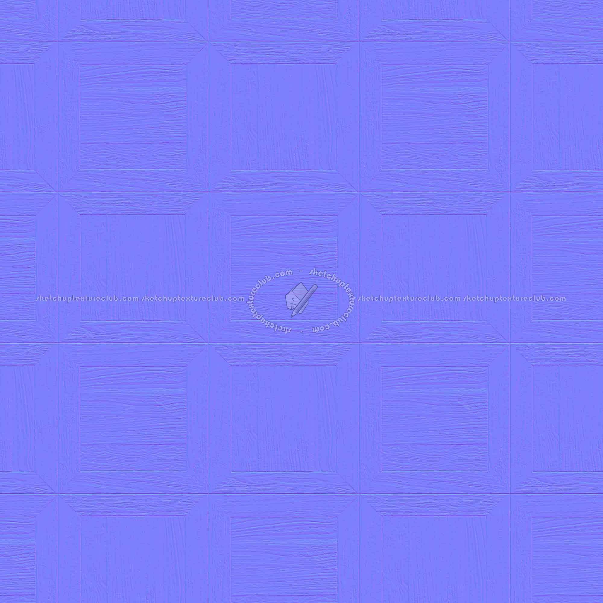 Textures   -   ARCHITECTURE   -   WOOD FLOORS   -   Parquet square  - Wood flooring square texture seamless 05429 - Normal