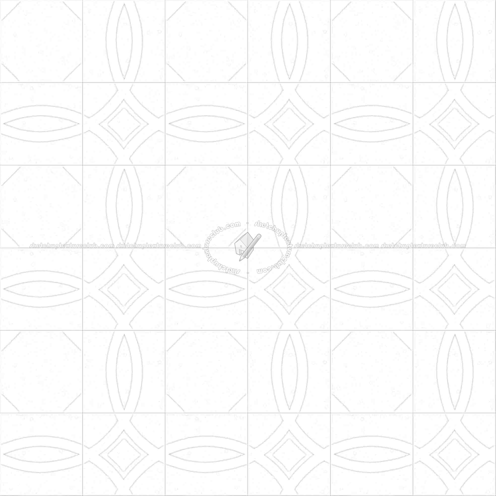 Textures   -   ARCHITECTURE   -   TILES INTERIOR   -   Cement - Encaustic   -   Cement  - Cement concrete tile texture seamless 13358 - Ambient occlusion