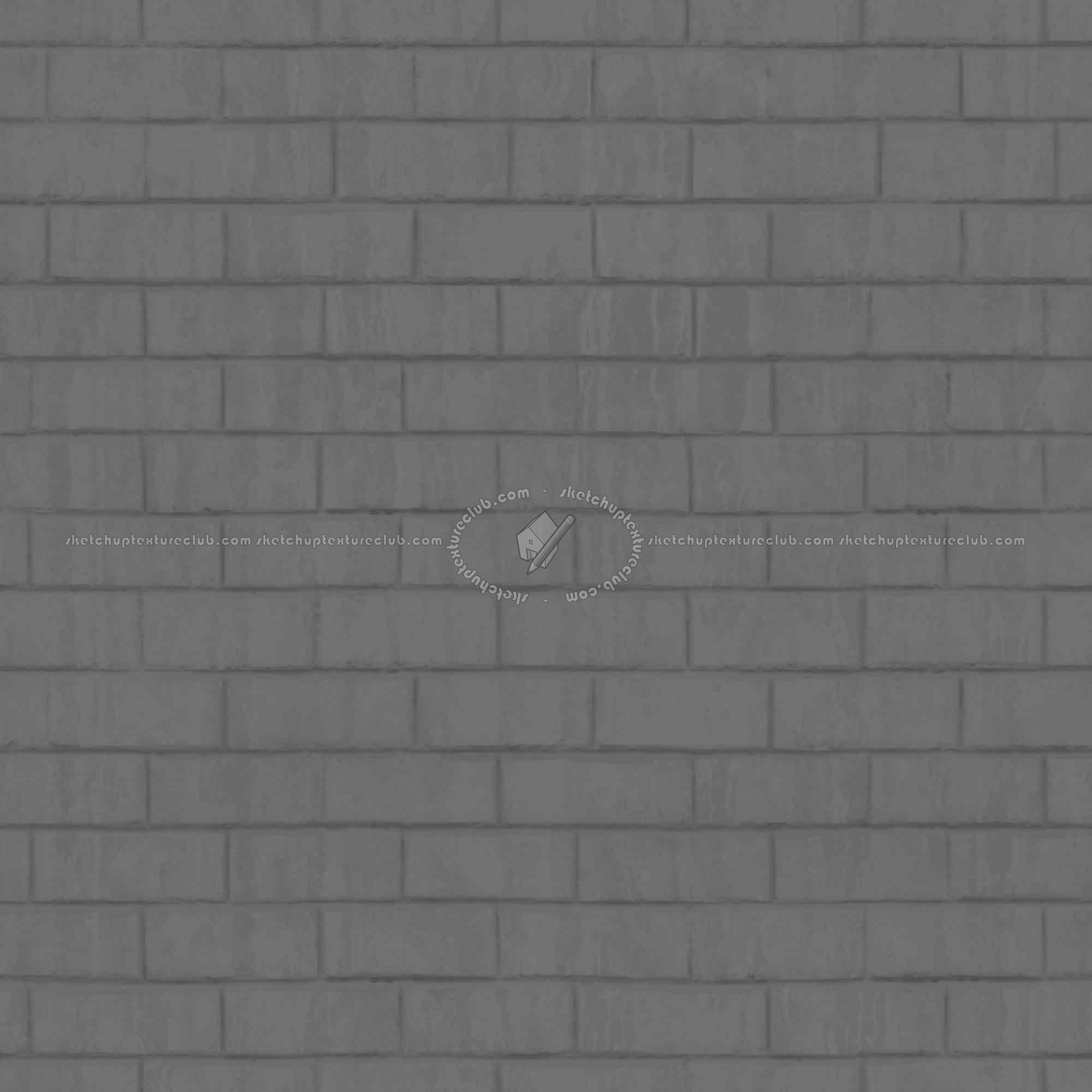 Textures   -   ARCHITECTURE   -   BRICKS   -   White Bricks  - Dirty white bricks PBR texture seamless 22071 - Displacement