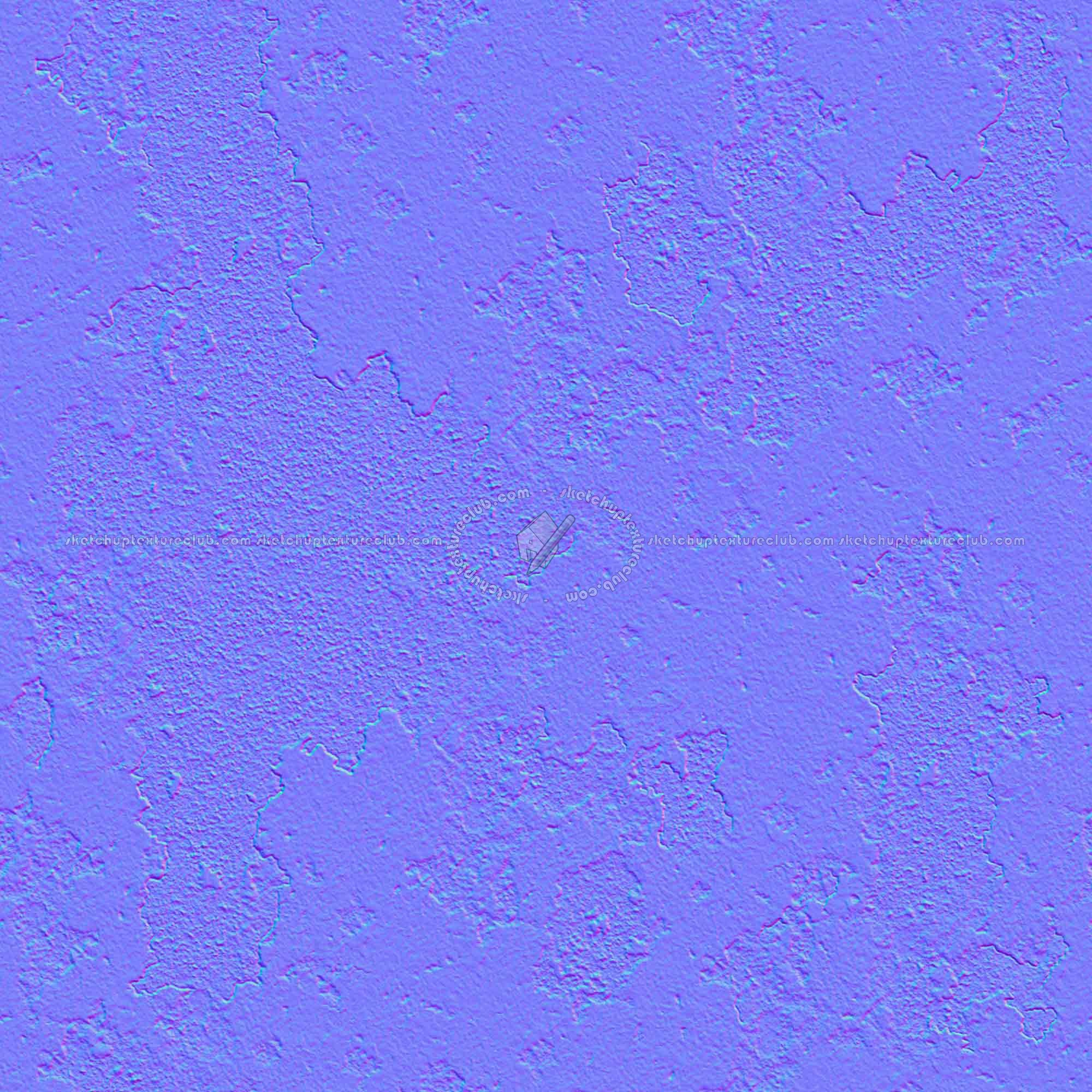 Textures   -   ARCHITECTURE   -   PLASTER   -   Old plaster  - old worn plaster PBR texture seamless 21674 - Normal